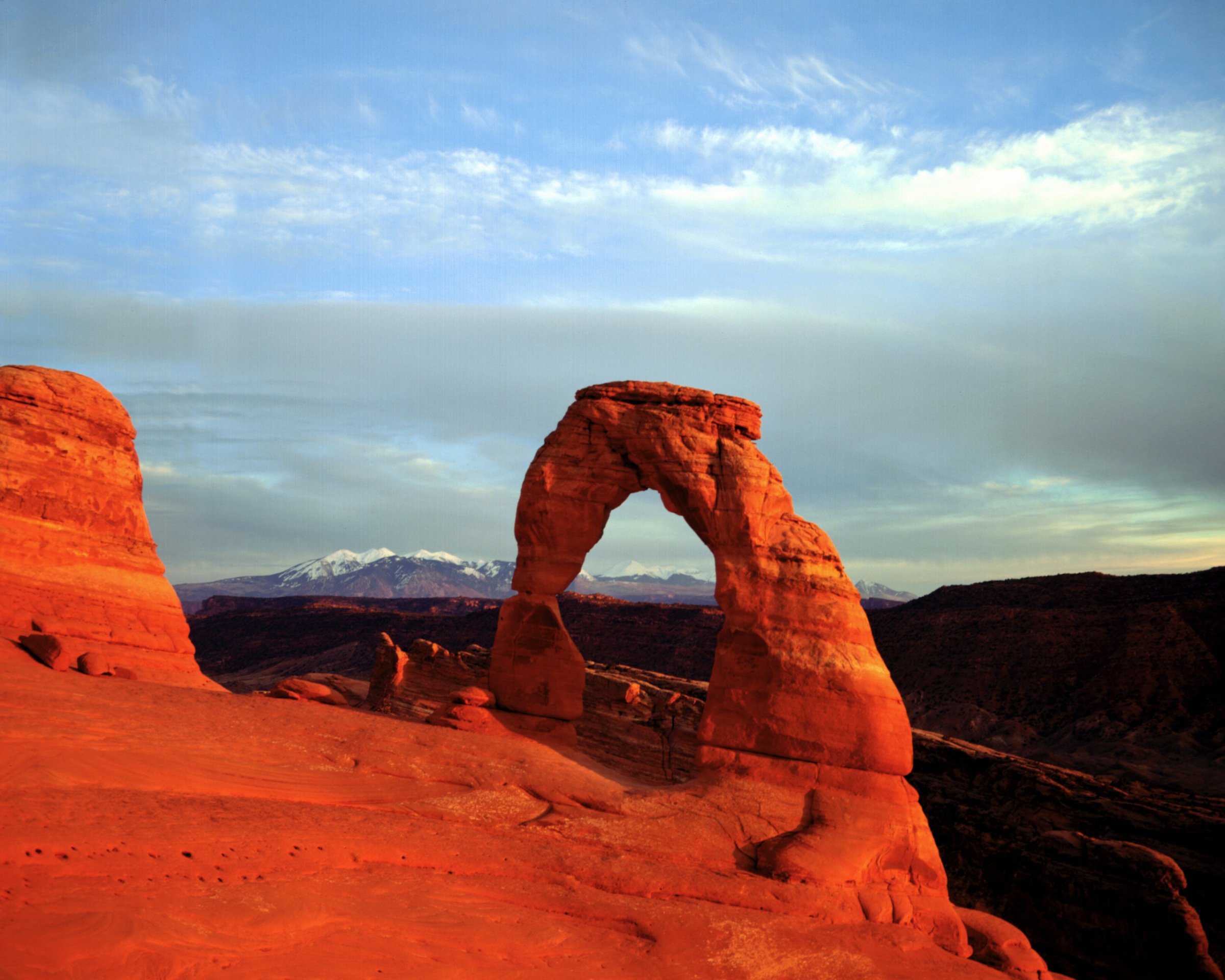 Arches National Park in Utah covers 76,679 acres