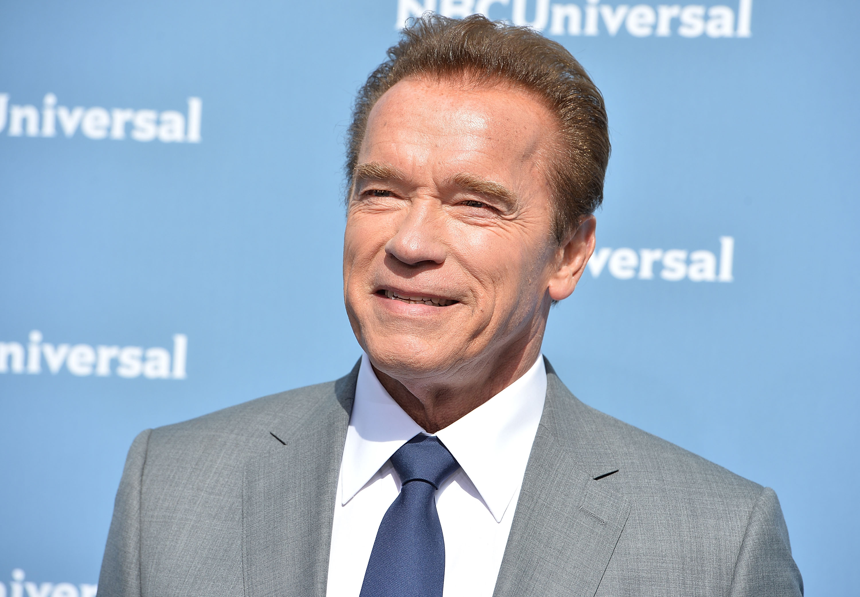 Arnold Schwarzenegger attends the NBCUniversal 2016 Upfront Presentation on May 16, 2016 in New York, New York. (Slaven Vlasic—Getty Images)