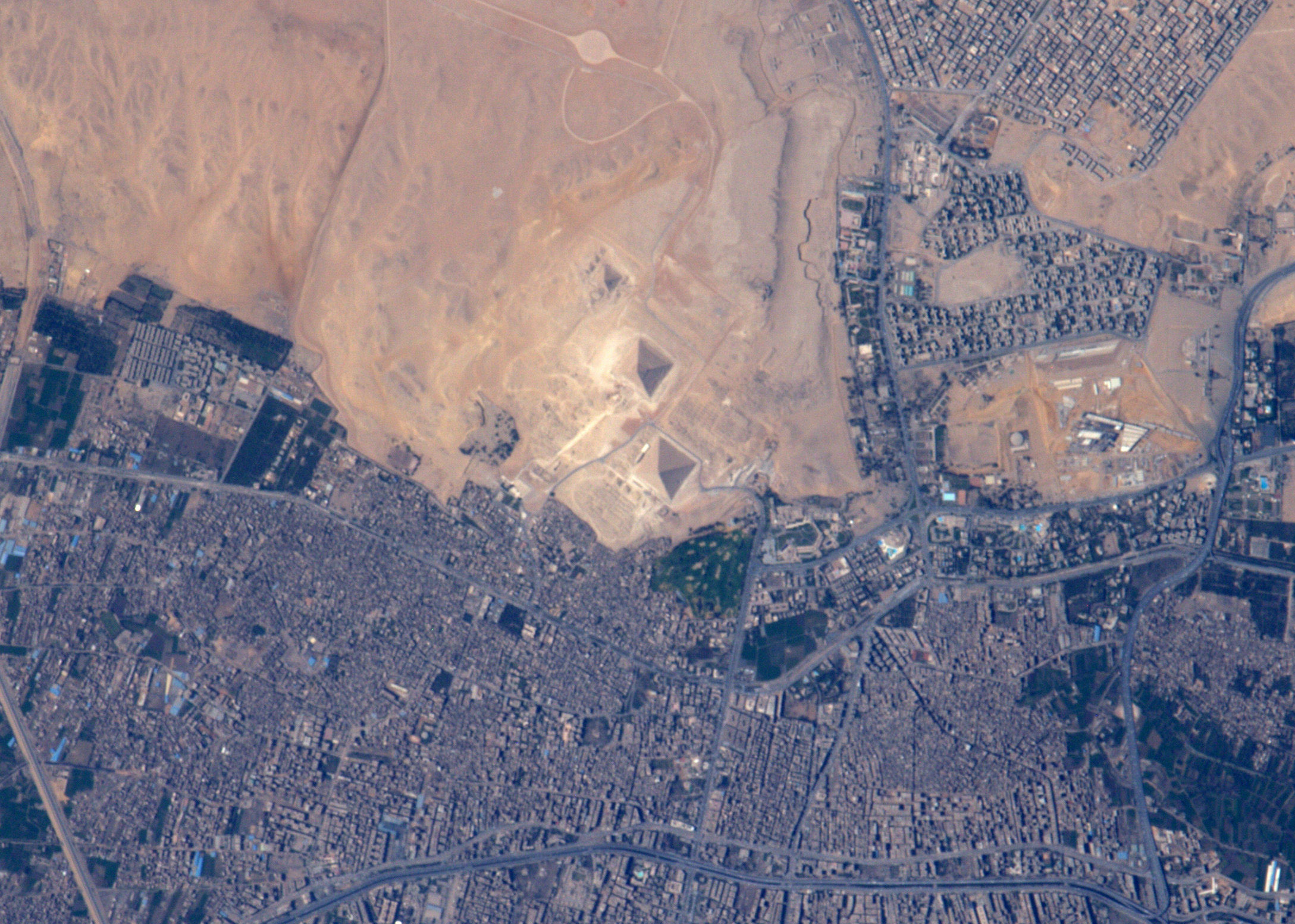 The Giza pyramids on the outskirts of Cairo, Egypt, April 19, 2016.