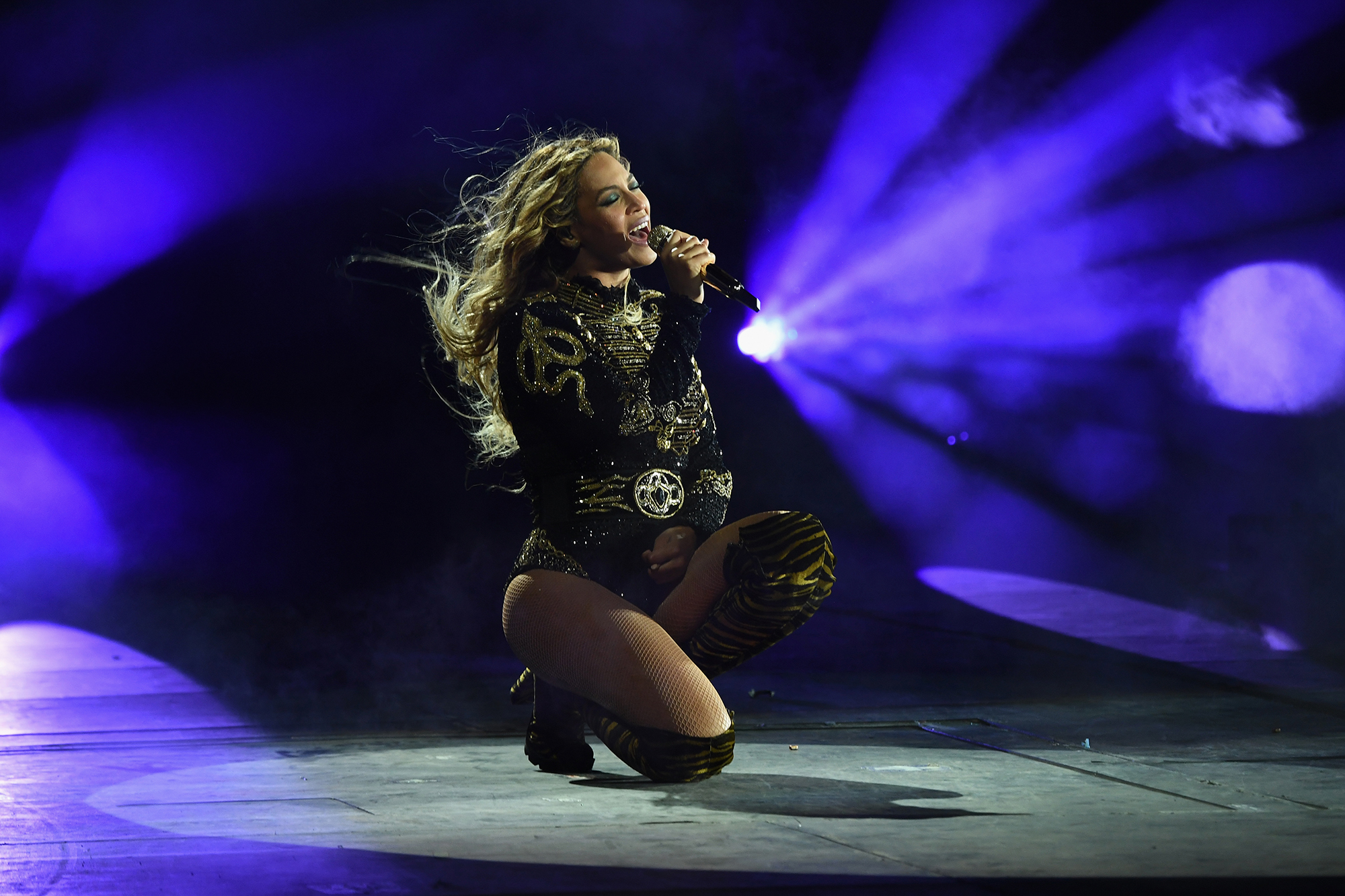 NEW YORK, NY - JUNE 07:  Entertainer Beyonce performs on stage during "The Formation World Tour" at the Citi Field (Photo by Larry Busacca/PW/WireImage For Parkwood Entertainment) (Larry Busacca/PW&mdash;WireImage For Parkwood Entertain)