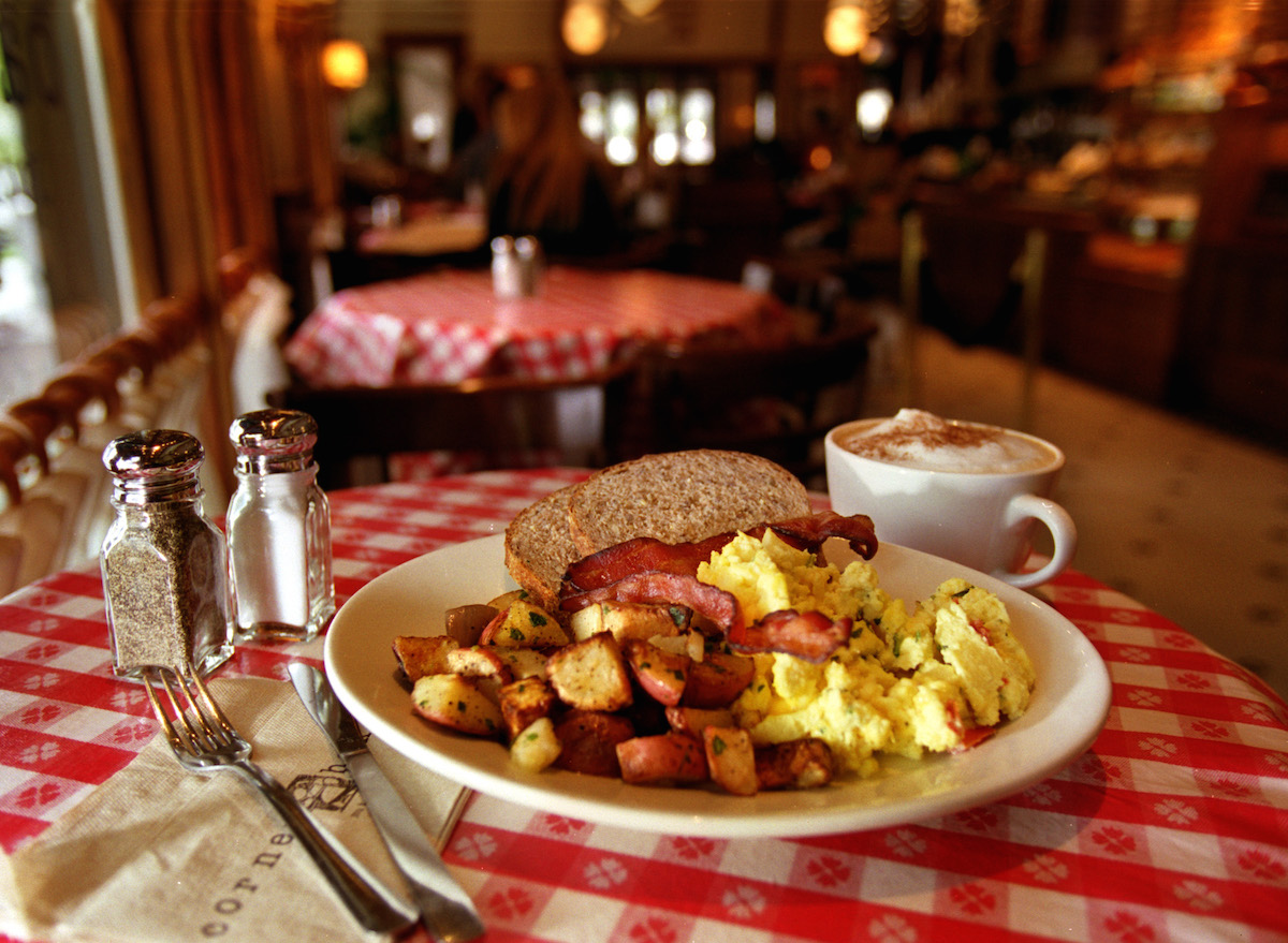 The breakfast combo at Corner Bakery in Costa Mesa, Calif., photographed in 2000 (Irfan Khan—LA Times / Getty Images)