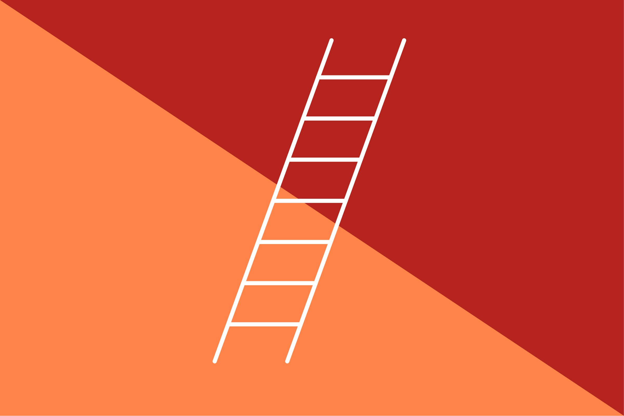 career ladder Motto stock
