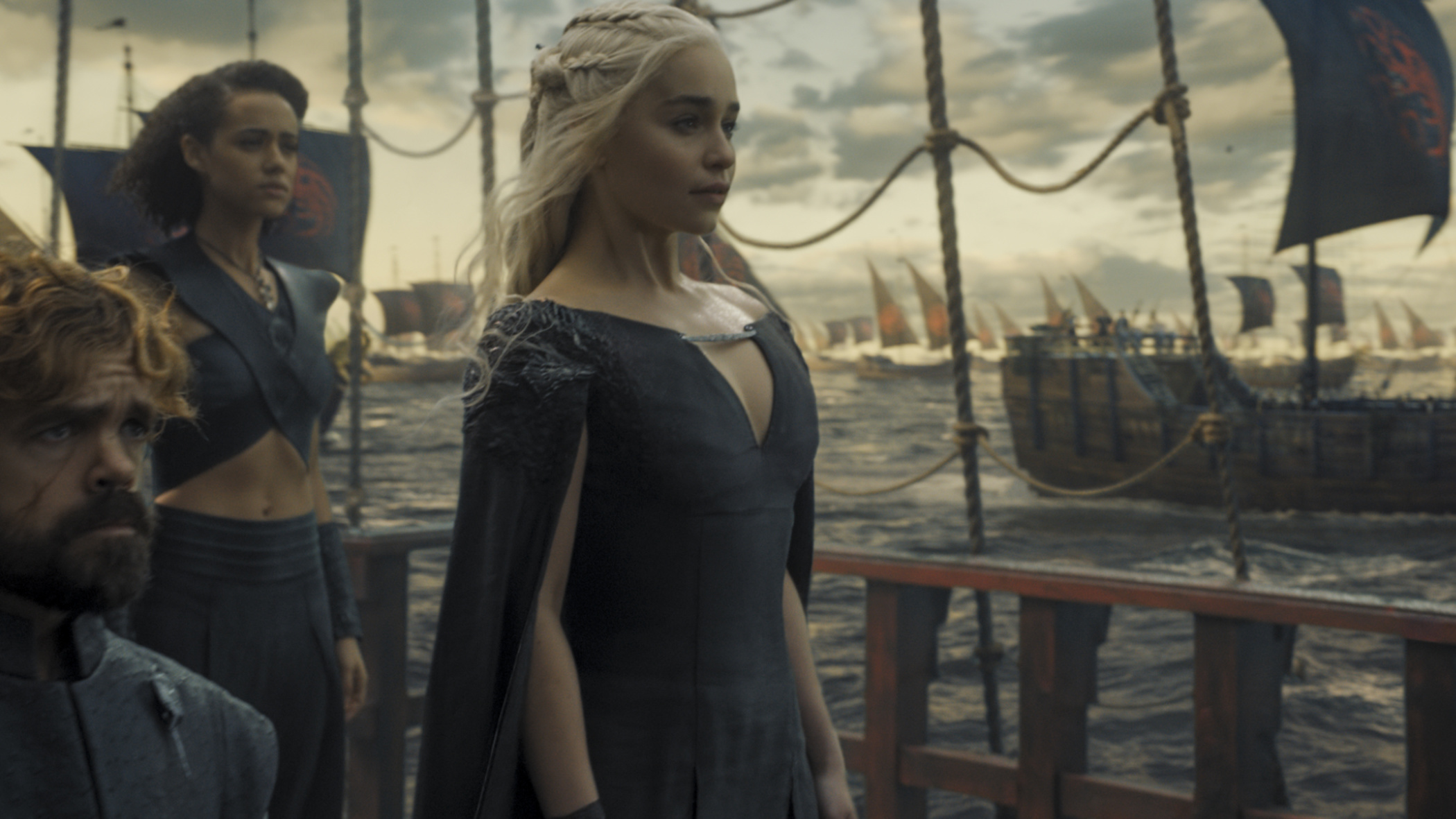 Emilia Clarke as Daenerys Targaryen in HBO's Game of Thrones
