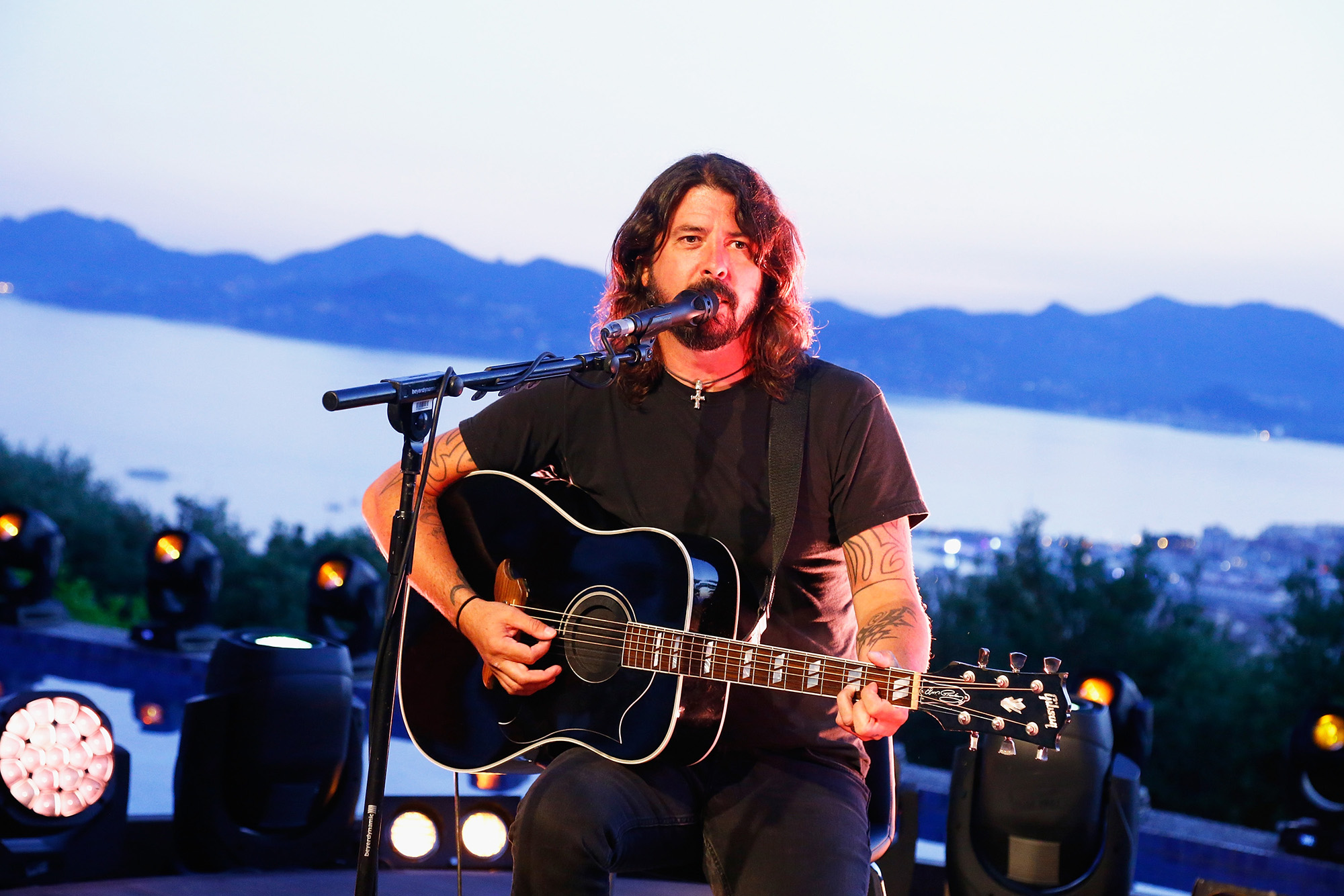 Singer Dave Grohl performs on stage during the Live Nation And Citi Special Evening At Cannes Lions on June 22, 2016 in Cannes, France.  (Photo by Julien M. Hekimian/Getty Images for Citi ) (Julien M. Hekimian—Citi/Getty Images)