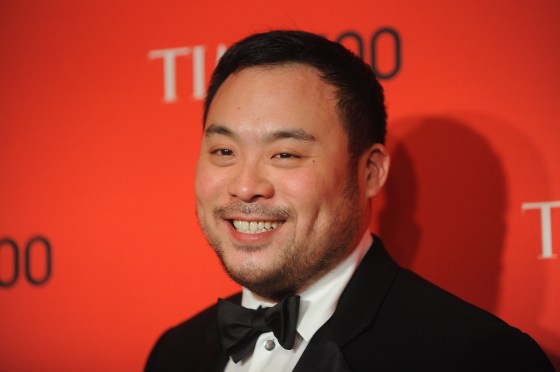 David Chang at the TIME 100 Gala celebrating TIME'S 100 Most Influential People In The World in New York City on April 24, 2012.