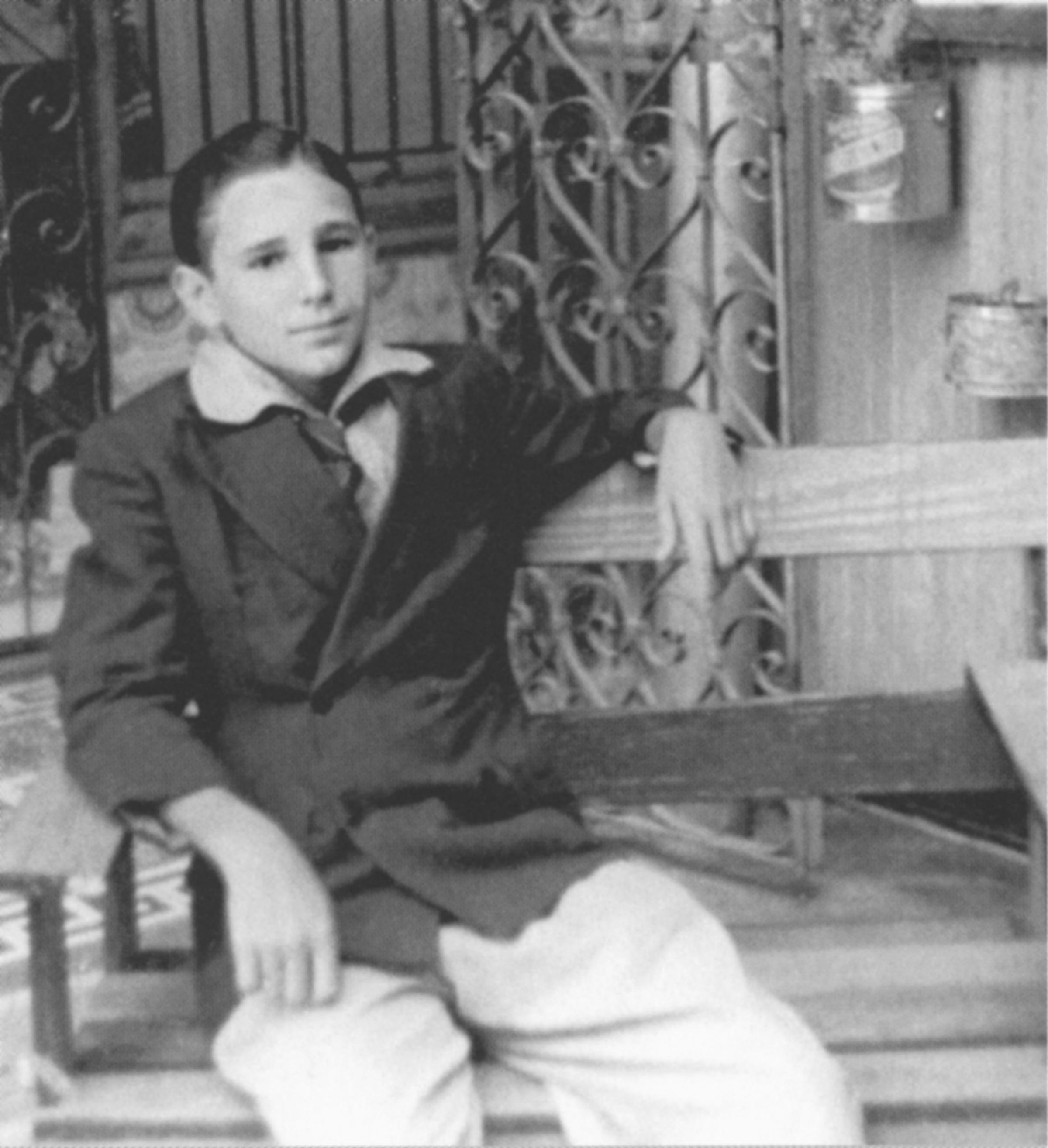 Fidel Castro at age 14 in Santiago de Cuba, in southern Cuba, 1940.