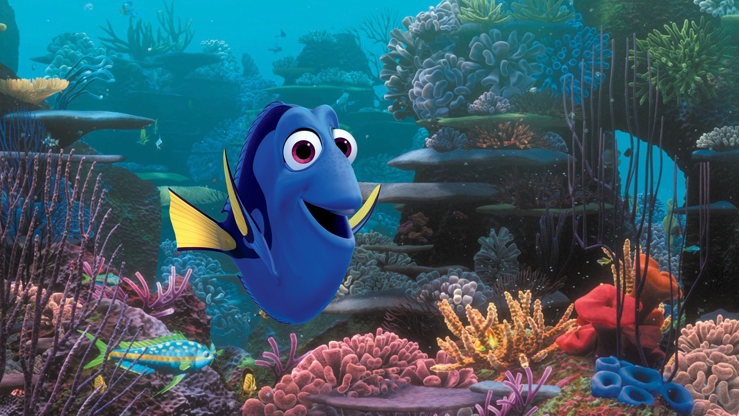 Dory, voiced by Ellen DeGeneres, in a scene from the Pixar sequel 