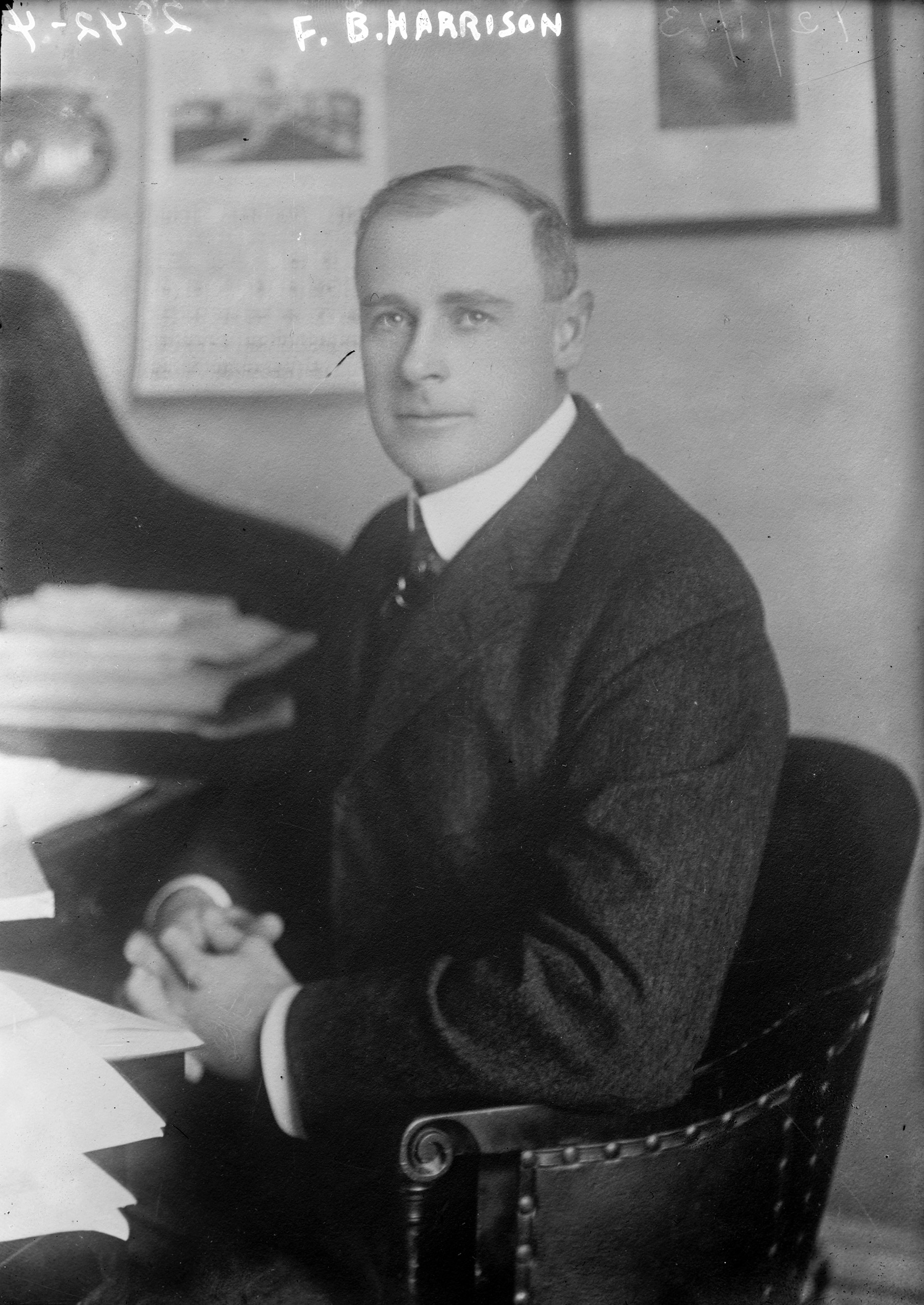 Portrait of Francis Burton Harrison, 1913.