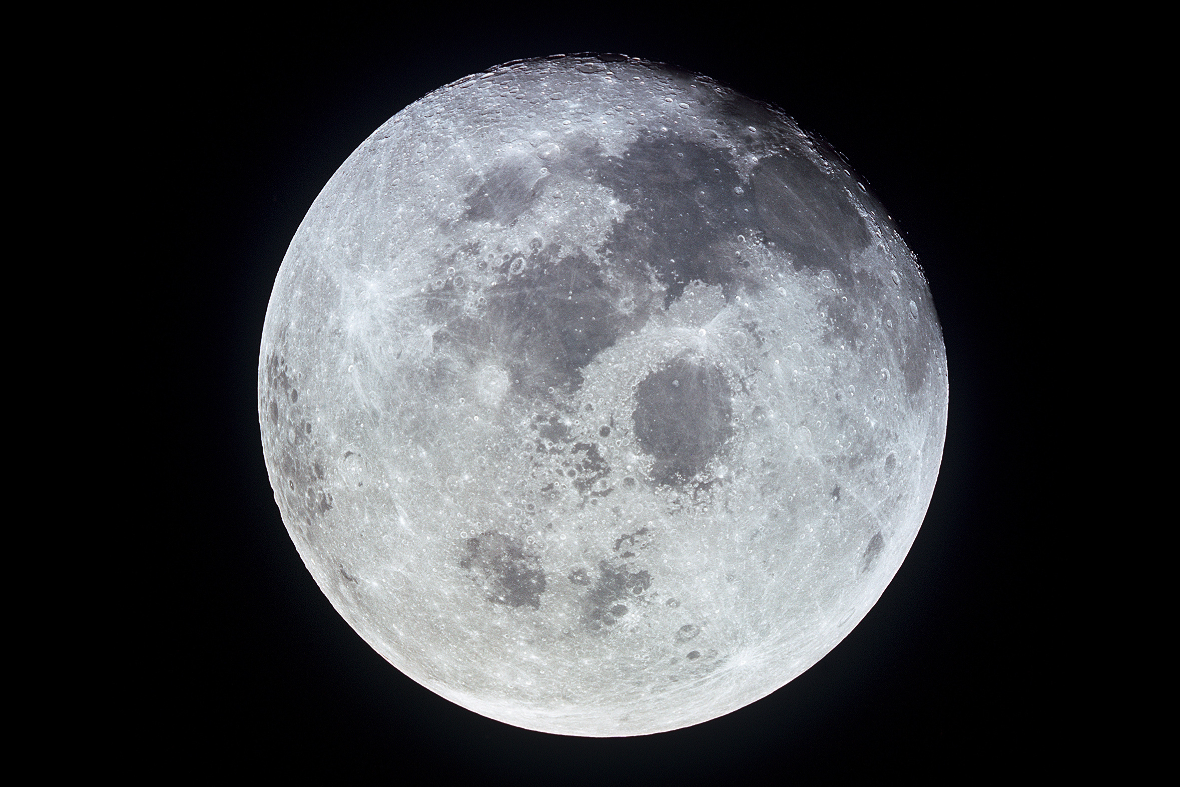 Full moon, as photographed by Apollo 11