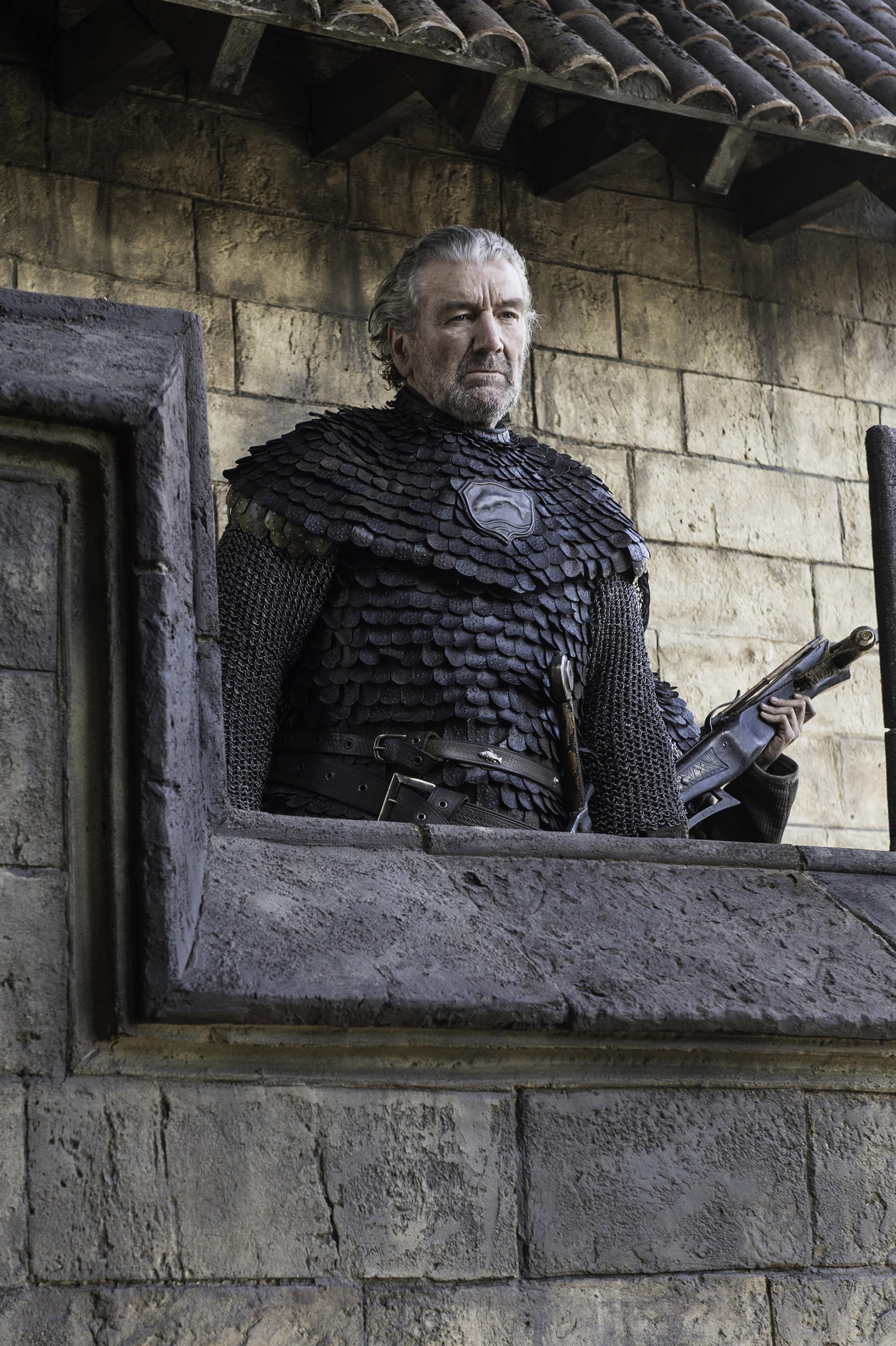 Clive Russell as Brynden Tully in Game of Thrones.