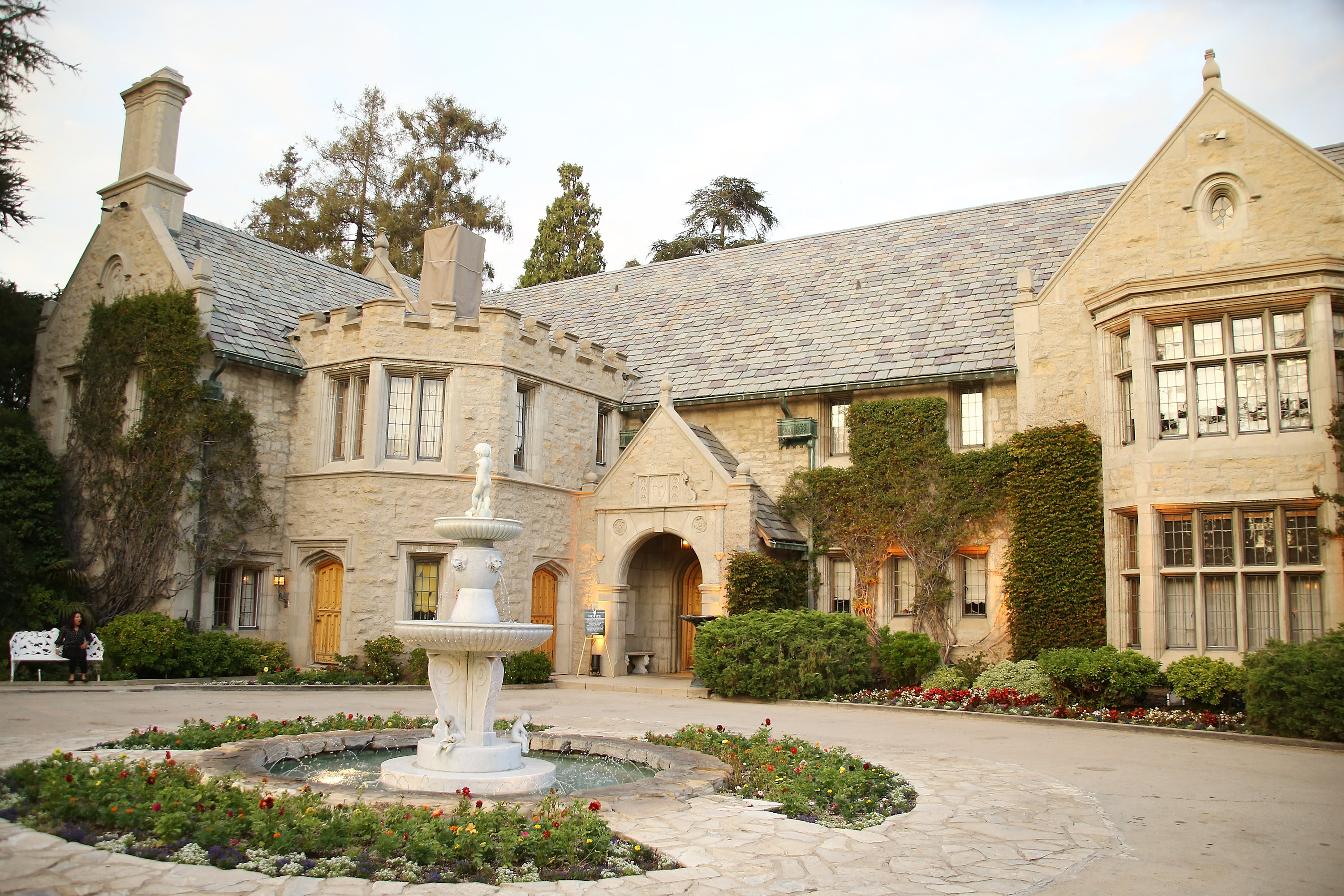 A general view of the Playboy Mansion at 