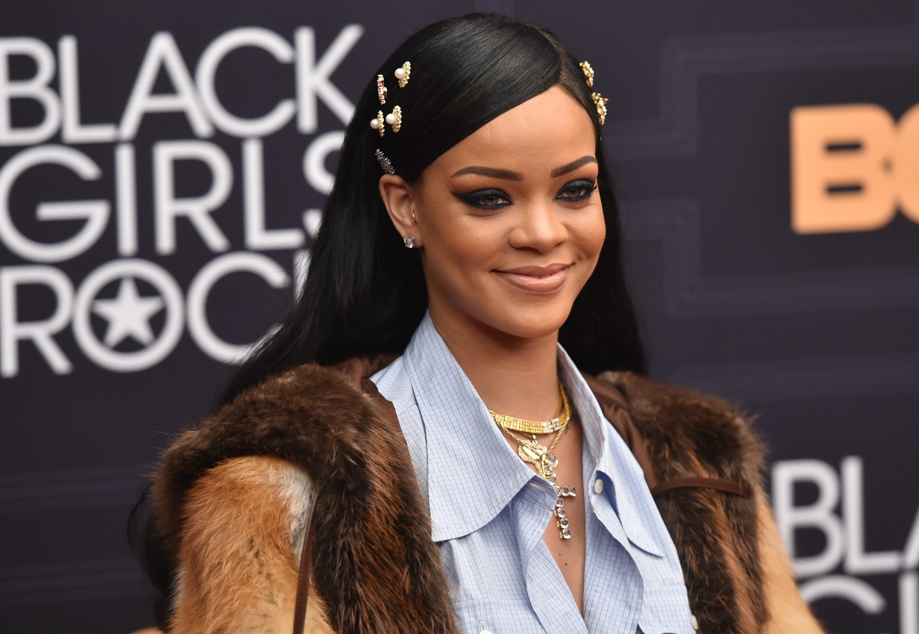 Rihanna attends Black Girls Rock! 2016 in Newark, New Jersey. (Photo by Paras Griffin/Getty Images) (Paras Griffin--Getty Images)