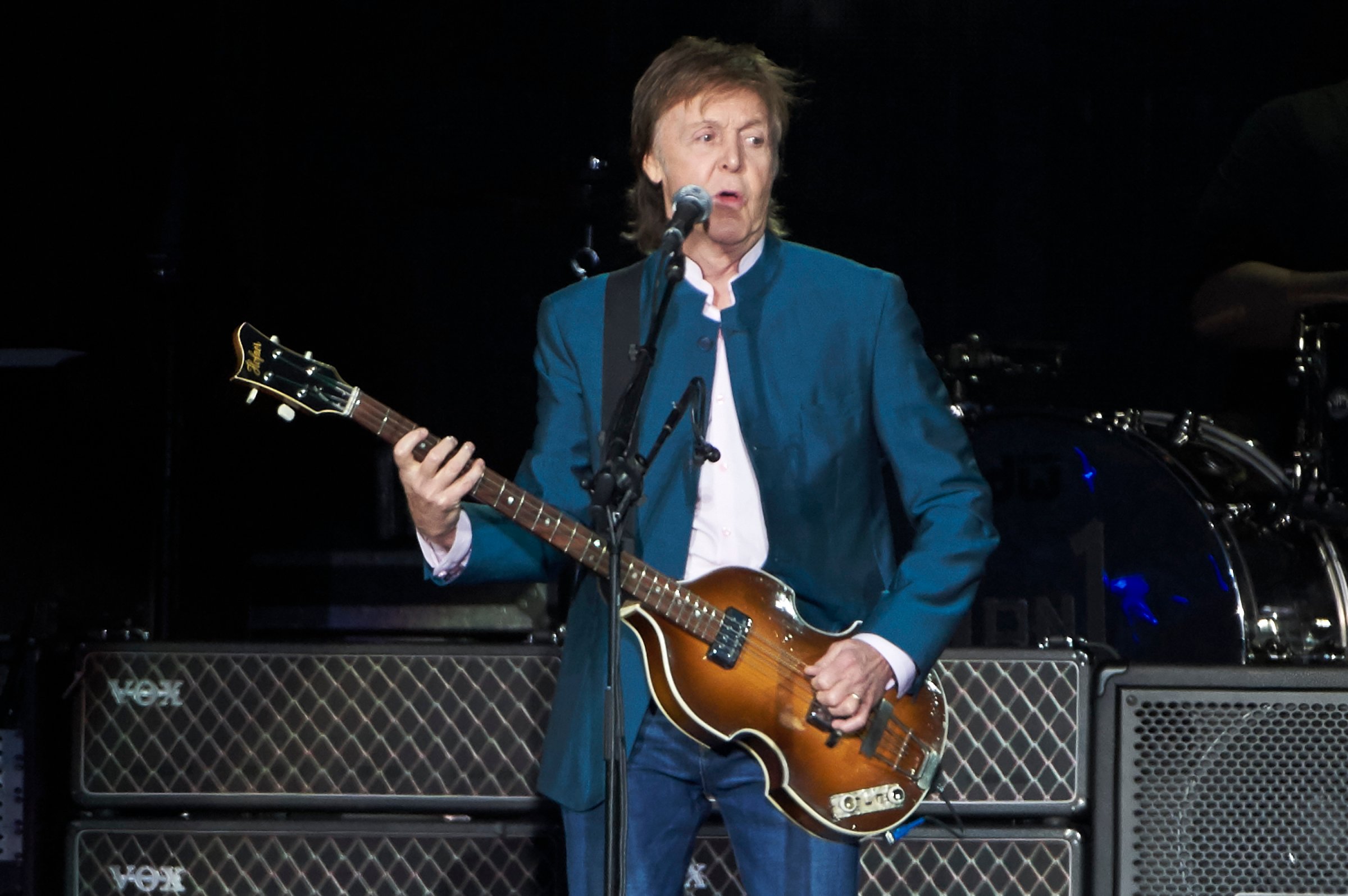 Paul McCartney Performs in Concert in Madrid
