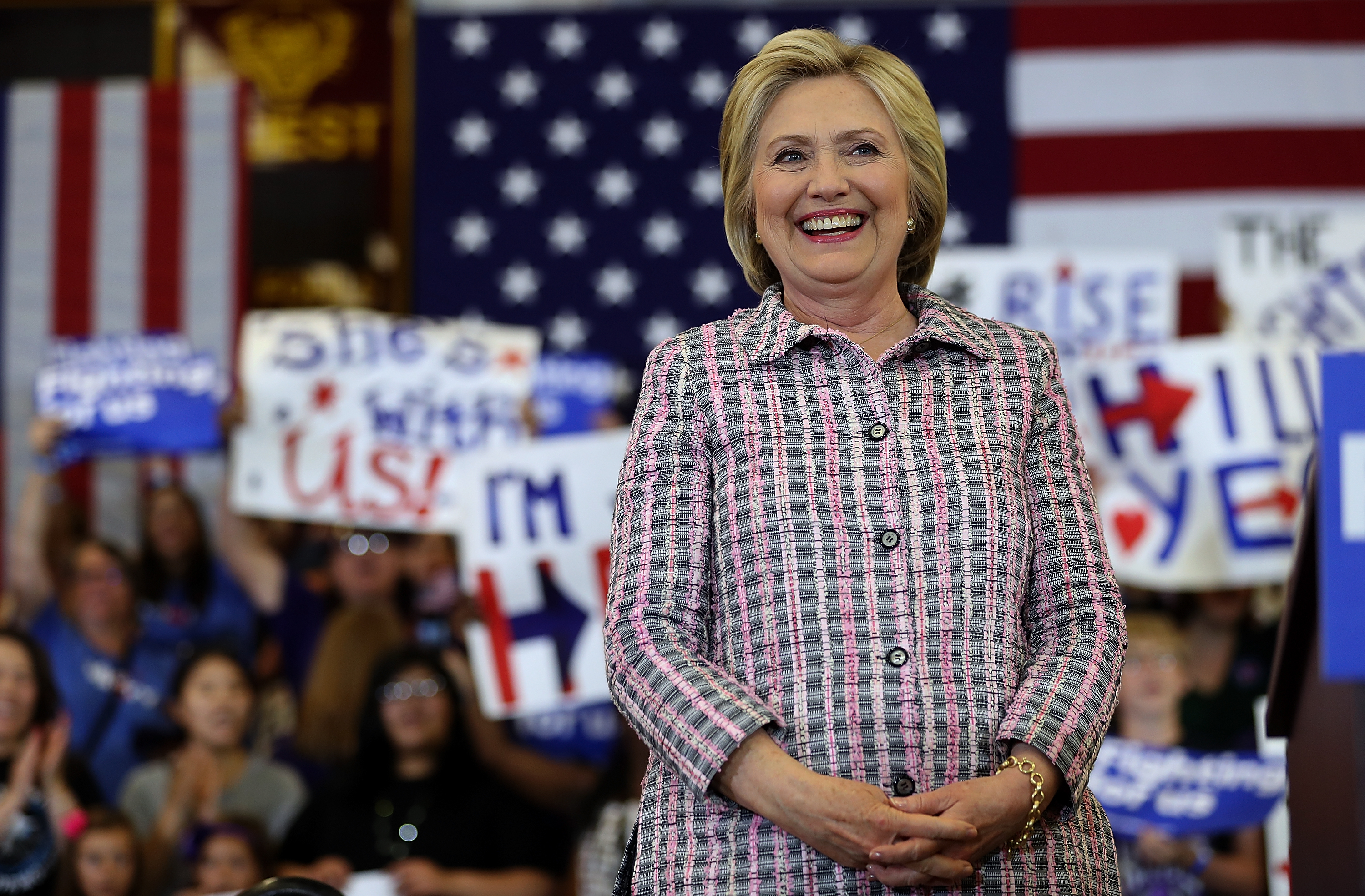 Hillary Clinton Campaigns In California's Bay Area Ahead Of State Primary