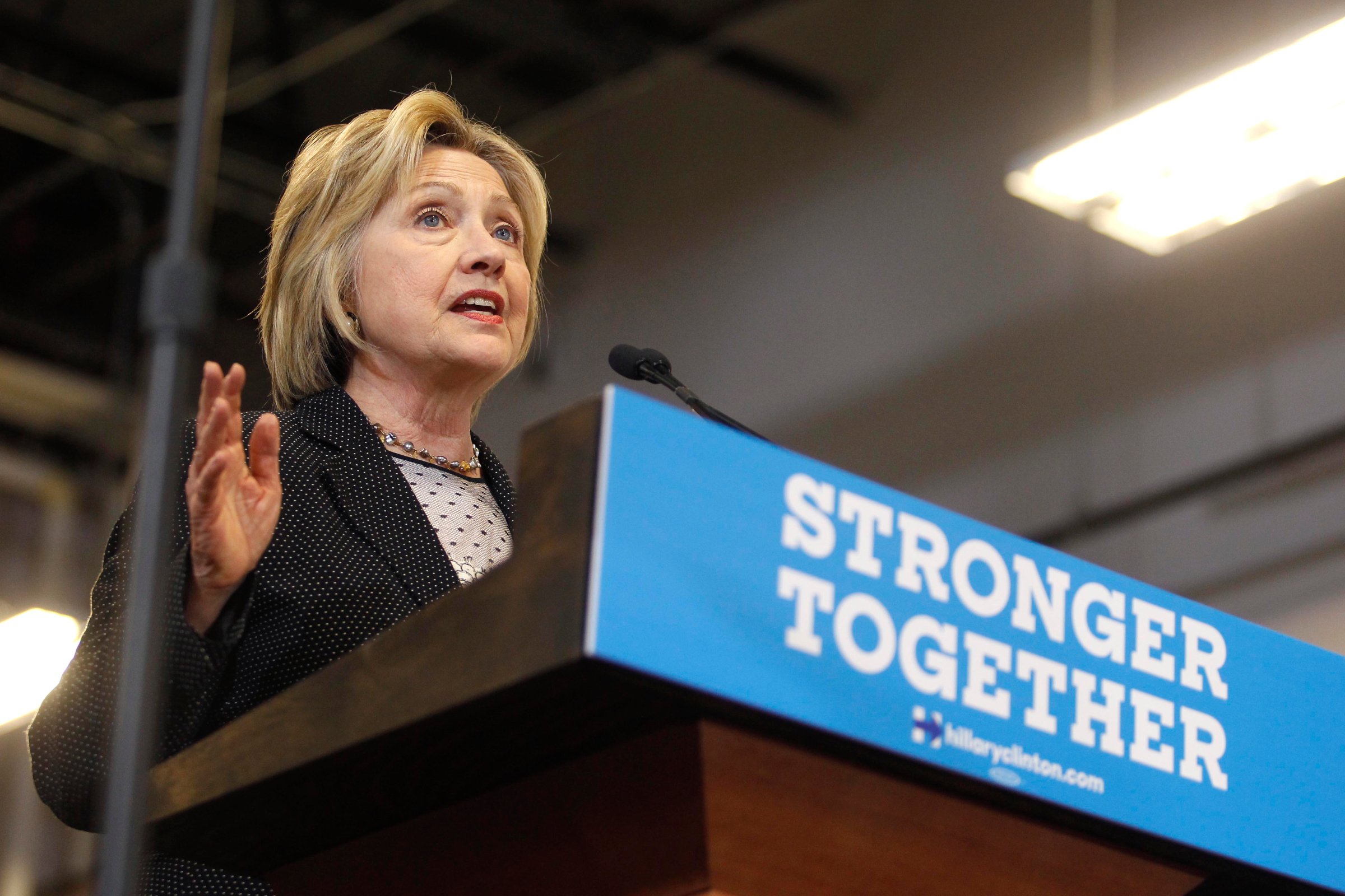 Hillary Clinton Gives Economic Address In Columbus, Ohio