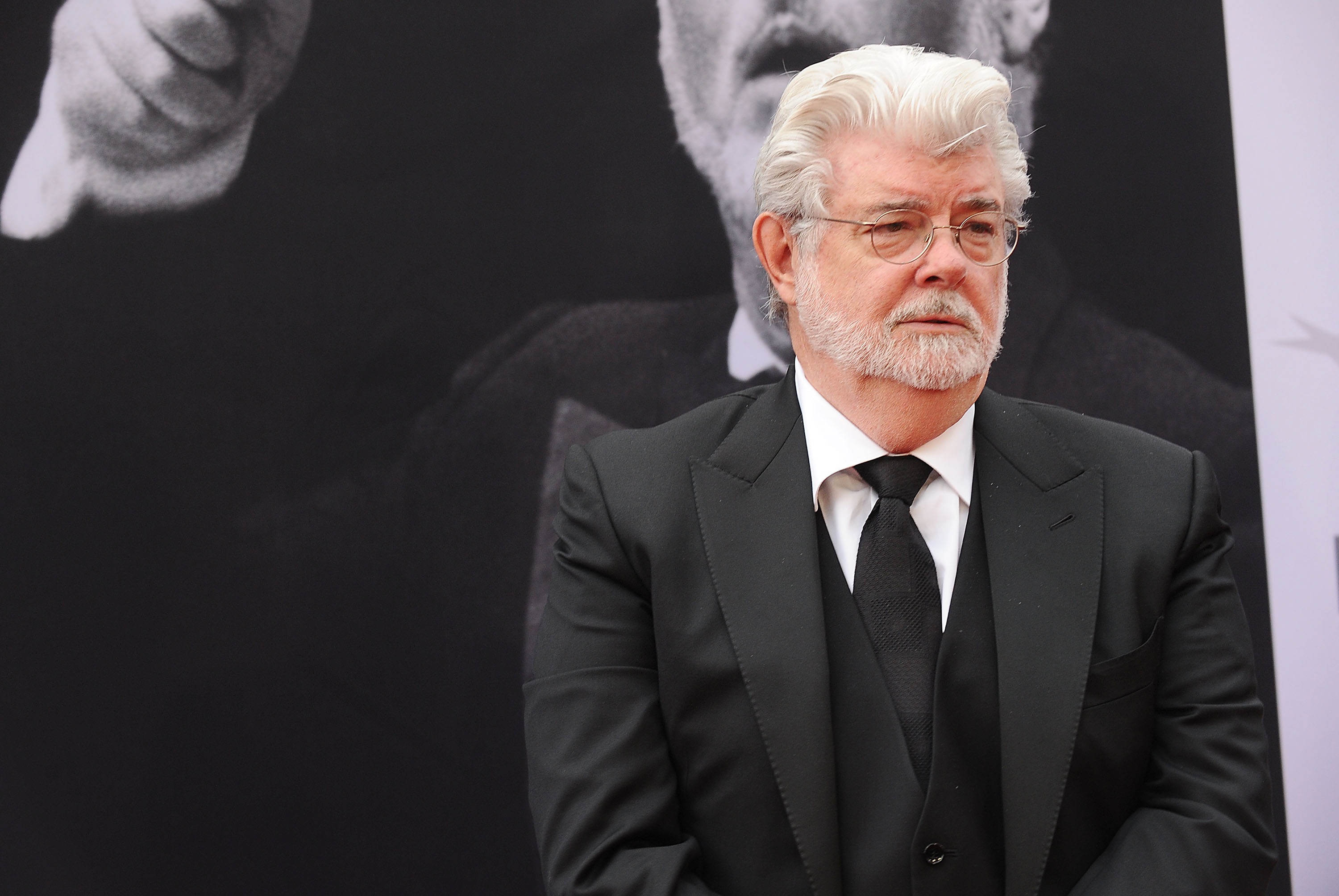 Director George Lucas attends the 44th AFI Life Achievement Awards gala tribute at Dolby Theatre on June 9 in Hollywood, California. (Jason LaVeris&mdash;FilmMagic/Getty Images)