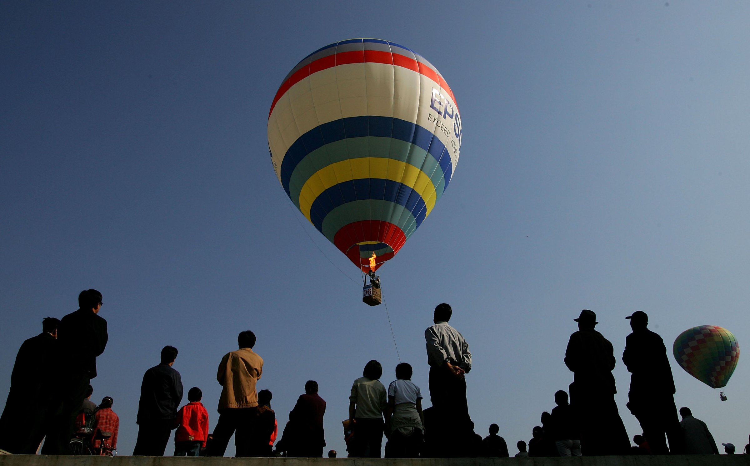 First Hot Air Balloon Competition In China