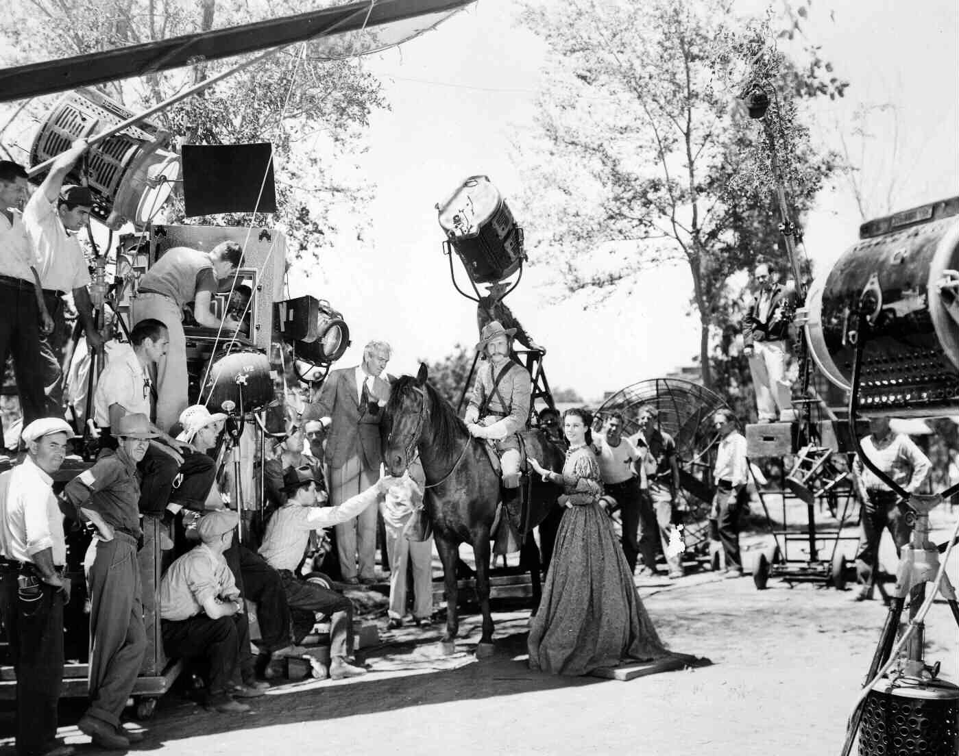 The set of Gone with the Wind in 1939.