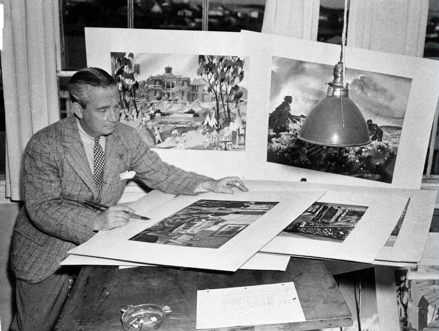 Production Designer William Cameron Menzies in 1939.