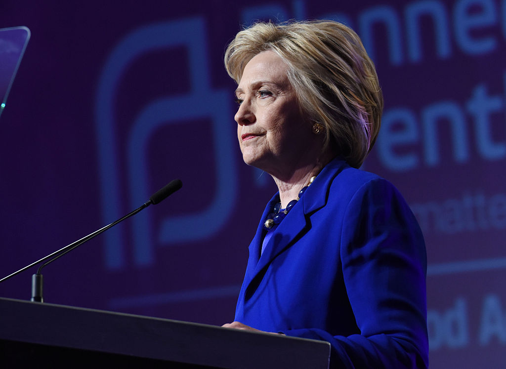 Hillary Clinton is pictured here on June 10, 2016 in Washington, DC. (Jennifer Graylock&mdash;WireImage)
