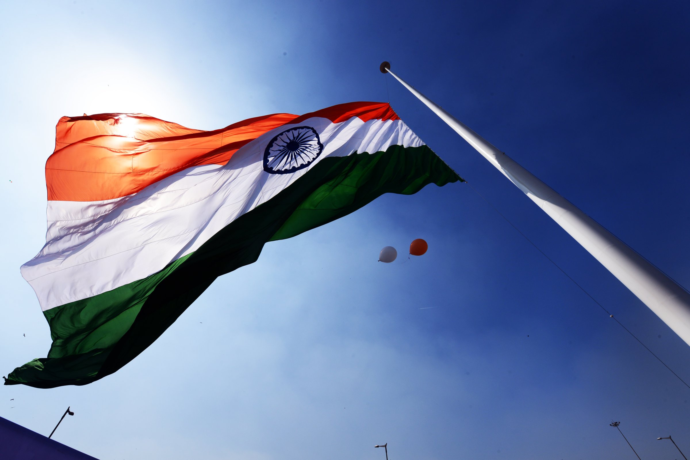 Naveen Jindal Hoists Tiranga At Highest Monumental Flagpole At Connaught Place
