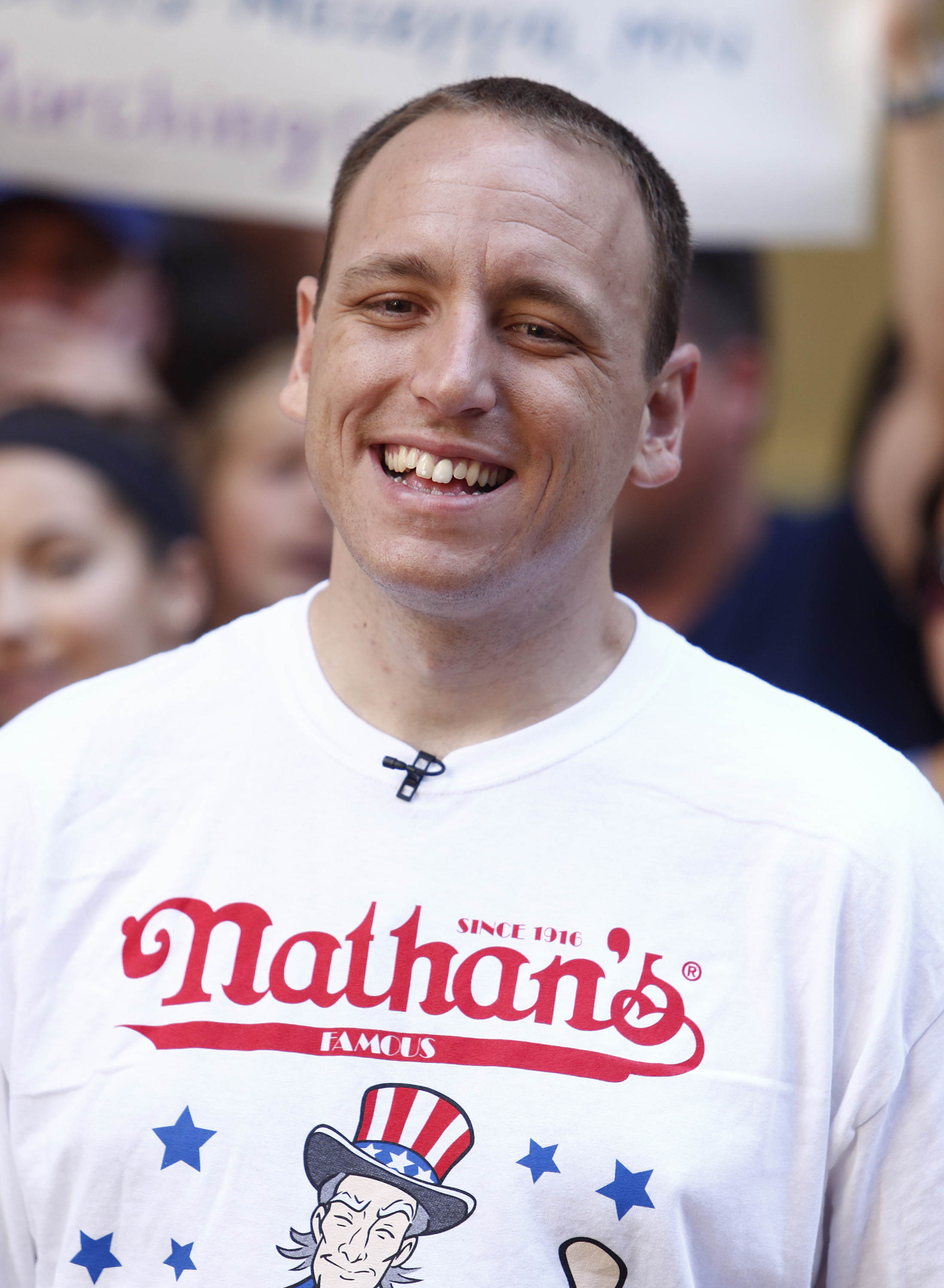 Joey Chestnut on NBC News'  Today  show on July 5, 2012.