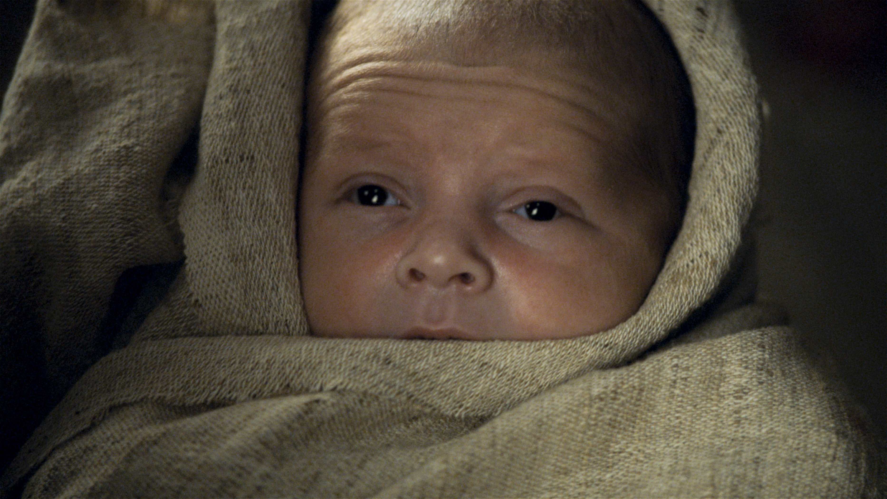 Jon Snow as a baby on <em>Game of Thrones</em> (HBO)