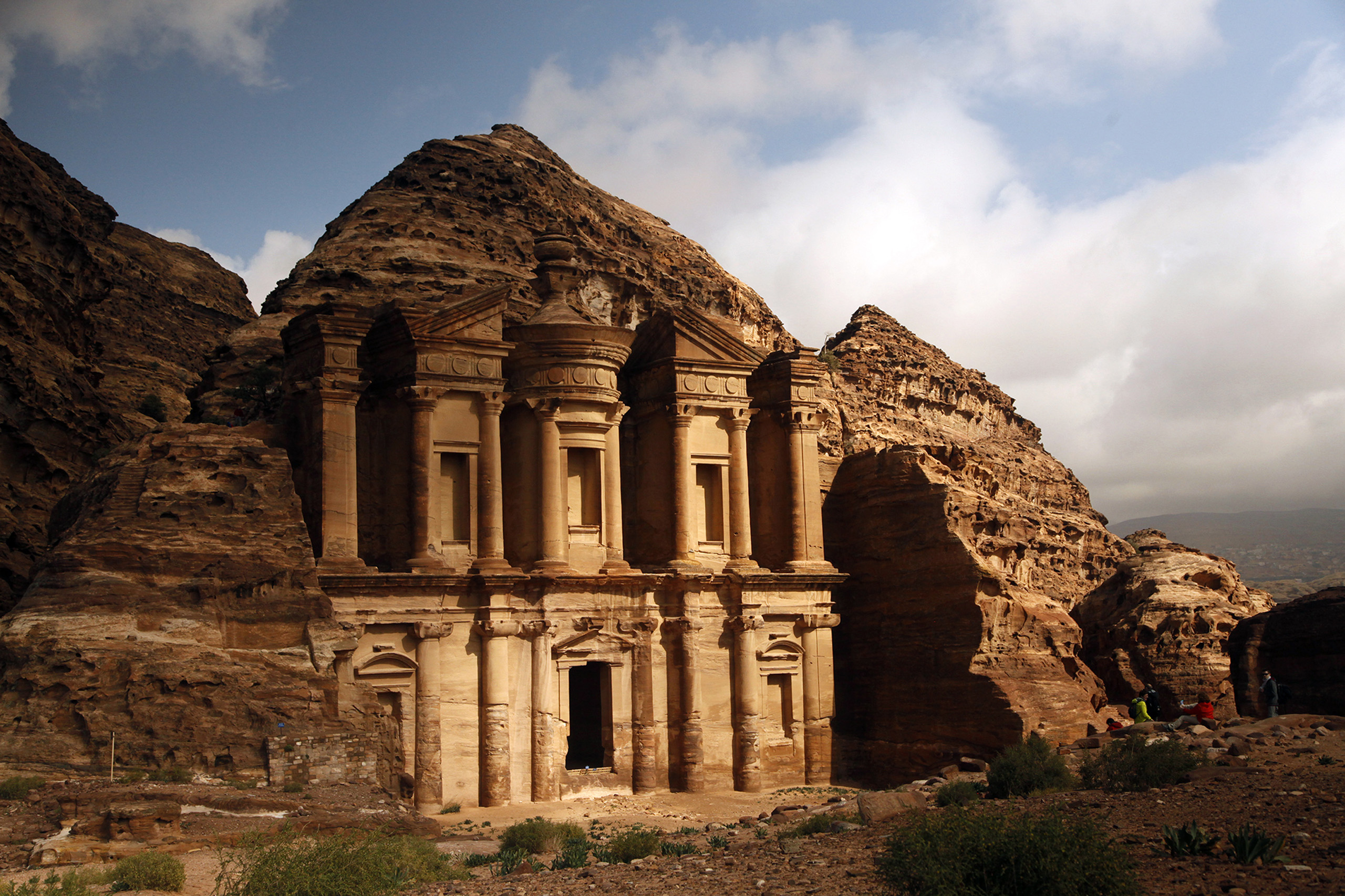 The monastery in Petra, a world famous landmark in southern Jordan, on Feb. 23, 2016. (Sam McNeil—AP)