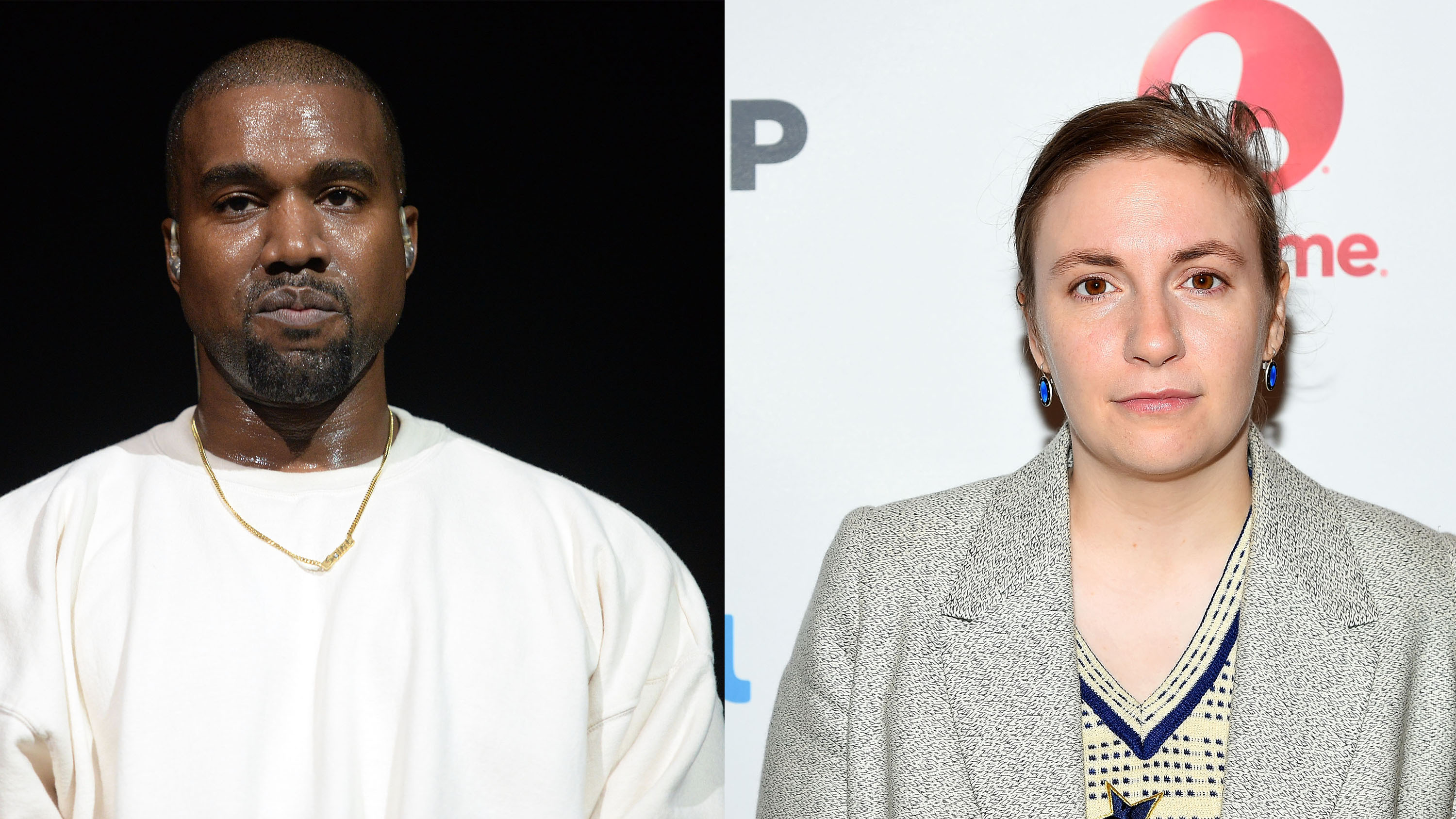 Lena Dunham commented on Kanye West's Famous music video (Scott Dudelson/FilmMagic; Ben Gabbe/Getty Images)