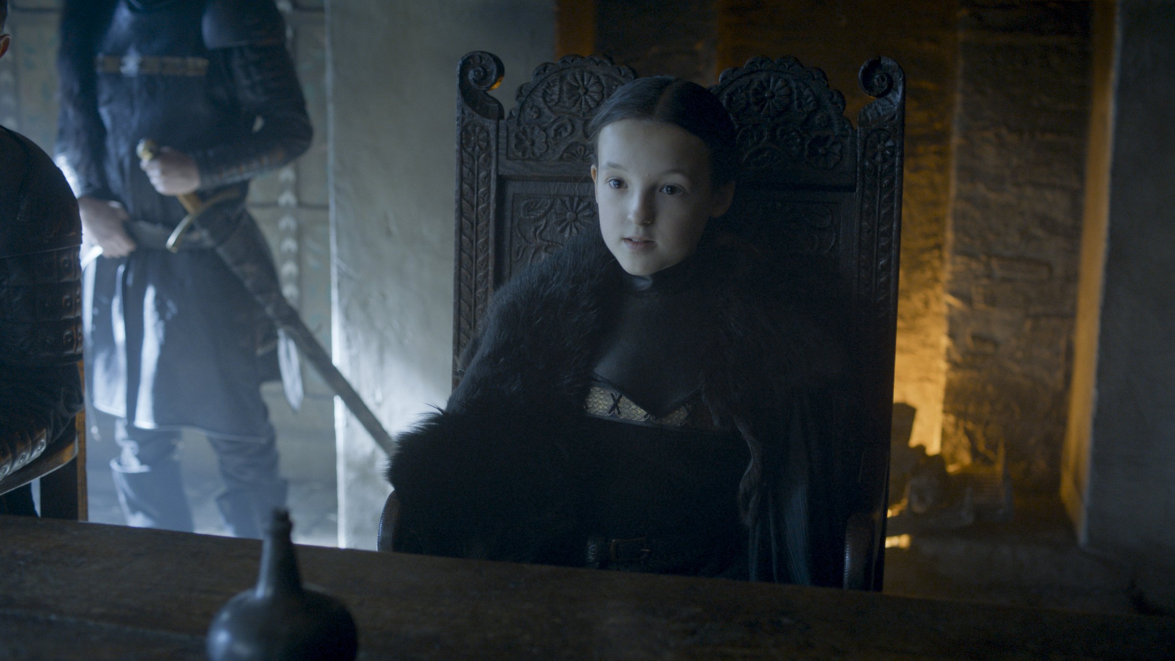 Bella Ramsey as Lyanna Mormont in HBO's Game of Thrones