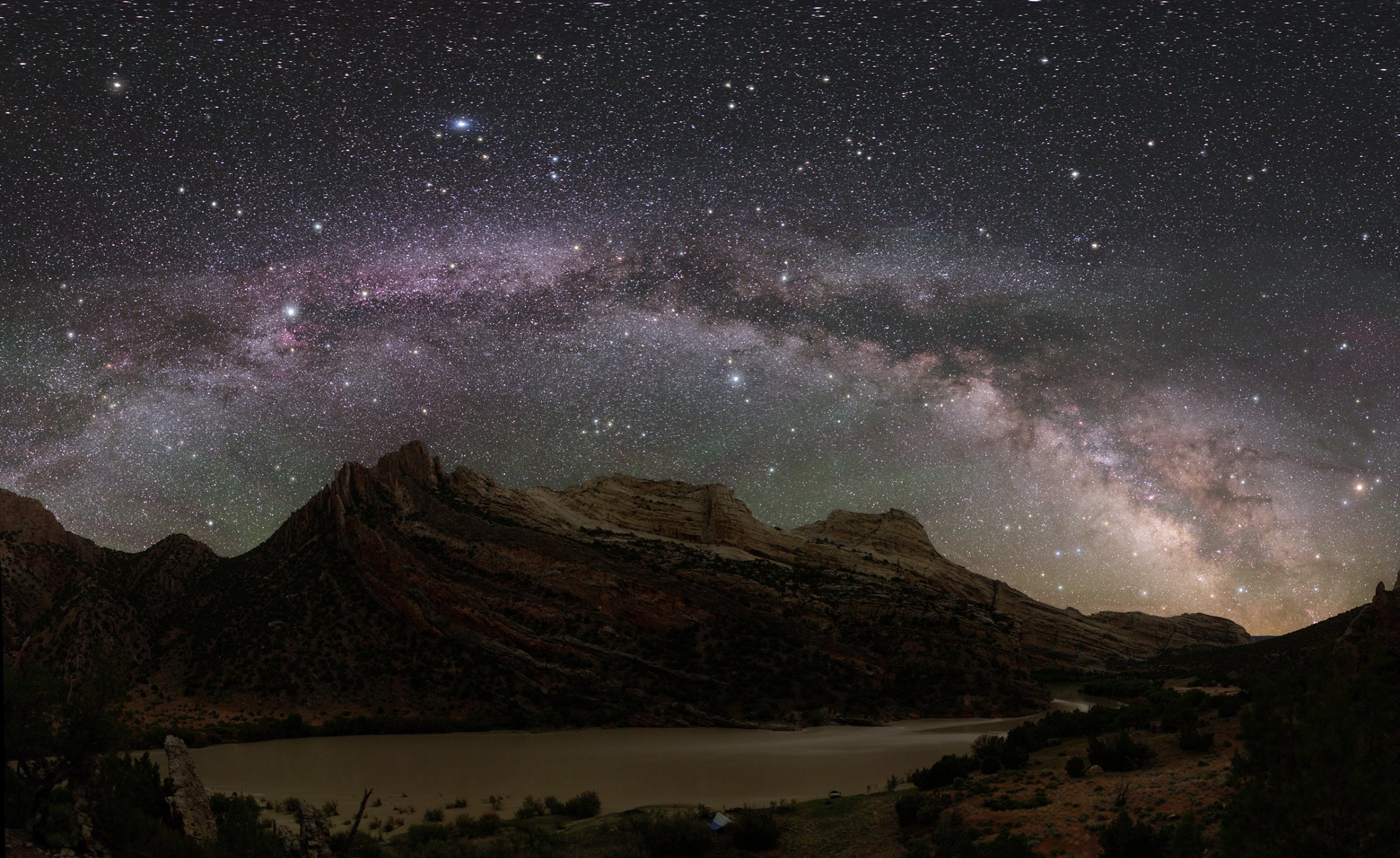 The Milky Way over Dinosaur National Park. Credit: Photo by Dan Duriscoe