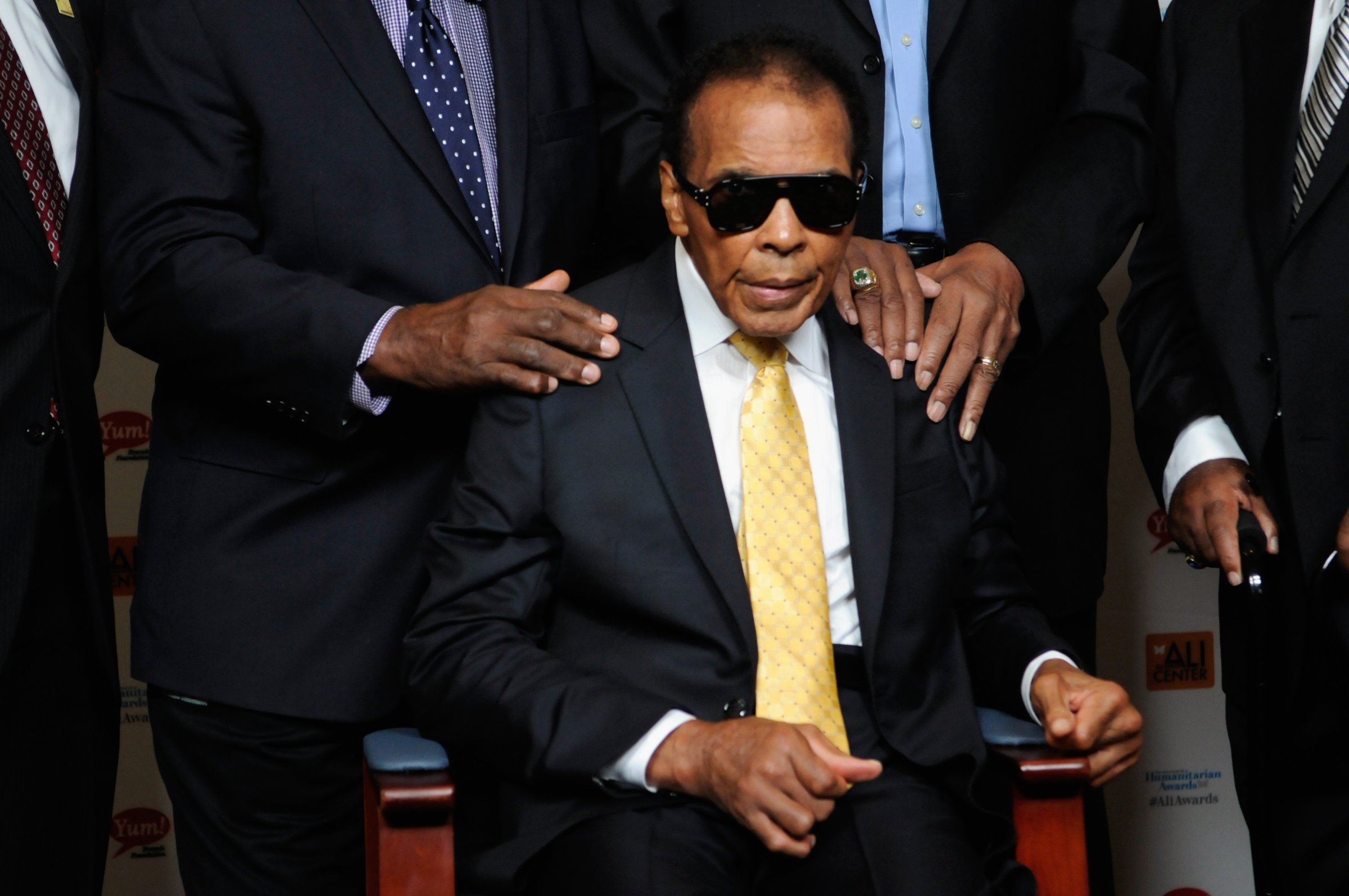 Muhammad Ali attends the 2014 Muhammad Ali Humanitarian Awards at the Louisville Marriott Downtown on September 27, 2014 in Louisville, United States.