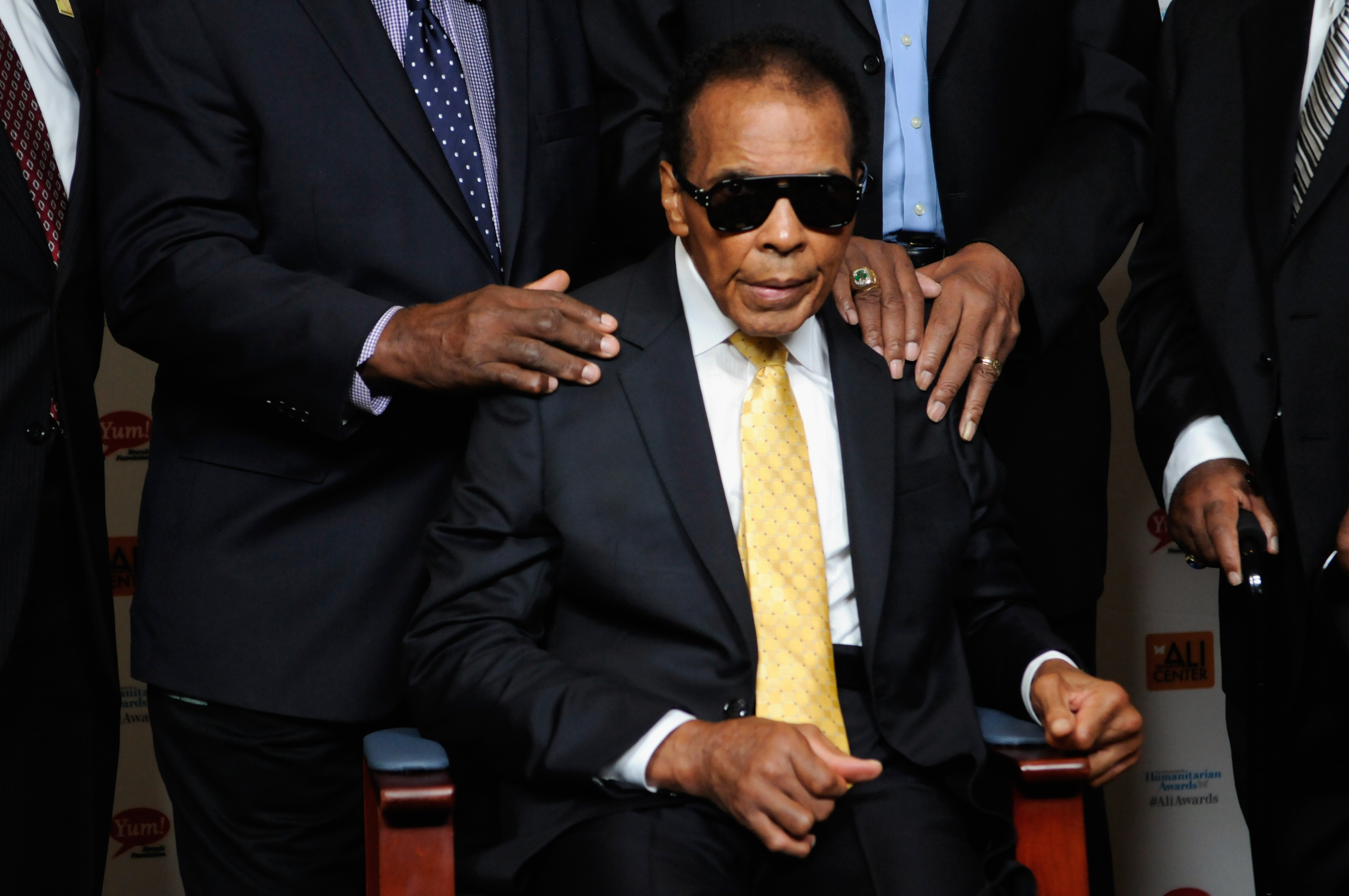 Muhammad Ali attends the 2014 Muhammad Ali Humanitarian Awards at the Louisville Marriott Downtown on September 27, 2014 in Louisville, United States. (Stephen J. Cohen/Getty Images)
