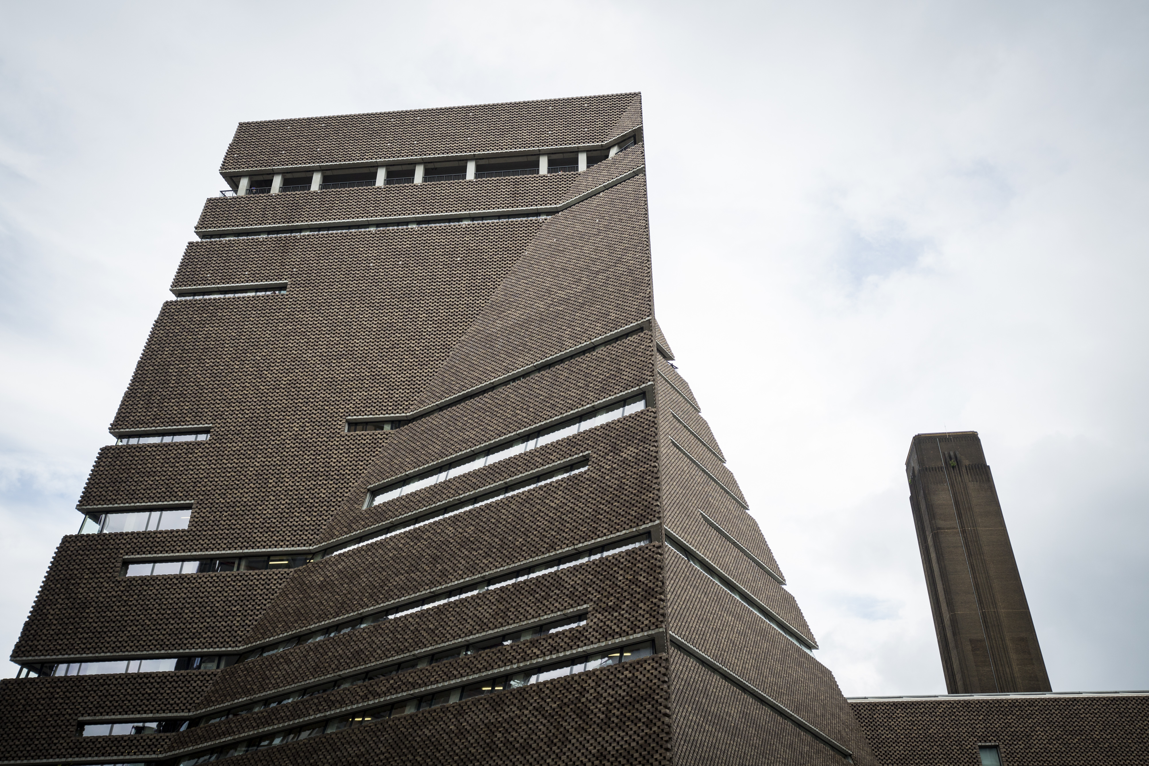 The Tate Modern's new Switch House building by architects Herzog &amp; de Meuron on June 14, 2016 in London. (Jack Taylor—Getty Images)