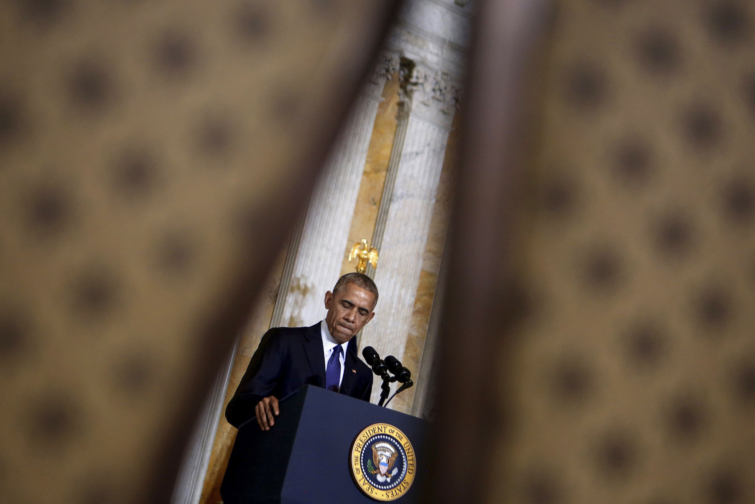 Obama likely won’t defeat ISIS by the end of his term (CARLOS BARRIA—REUTERS)
