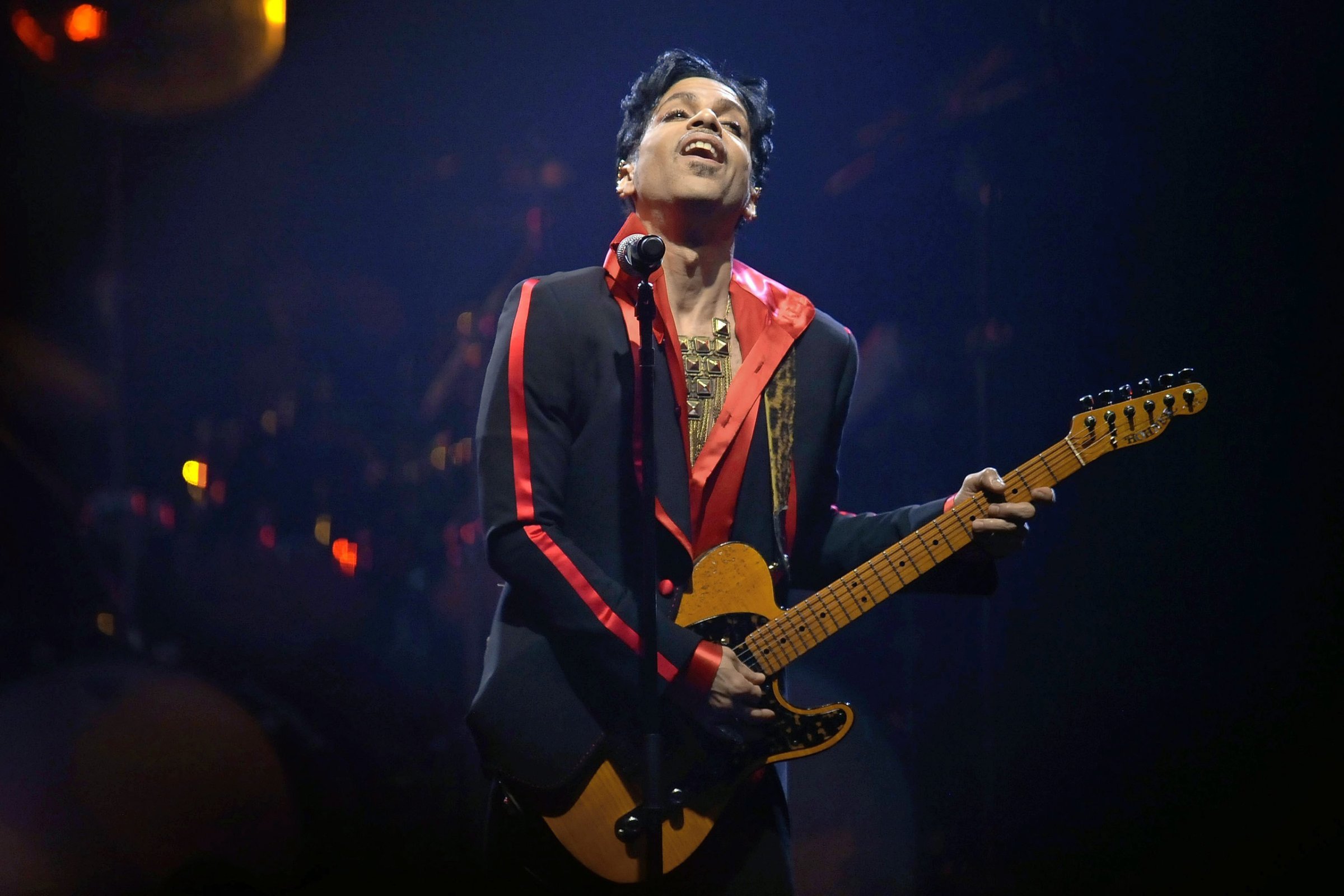 Prince, during his concert at the Sportpaleis in Antwerp, Belgium, Nov. 8, 2010.