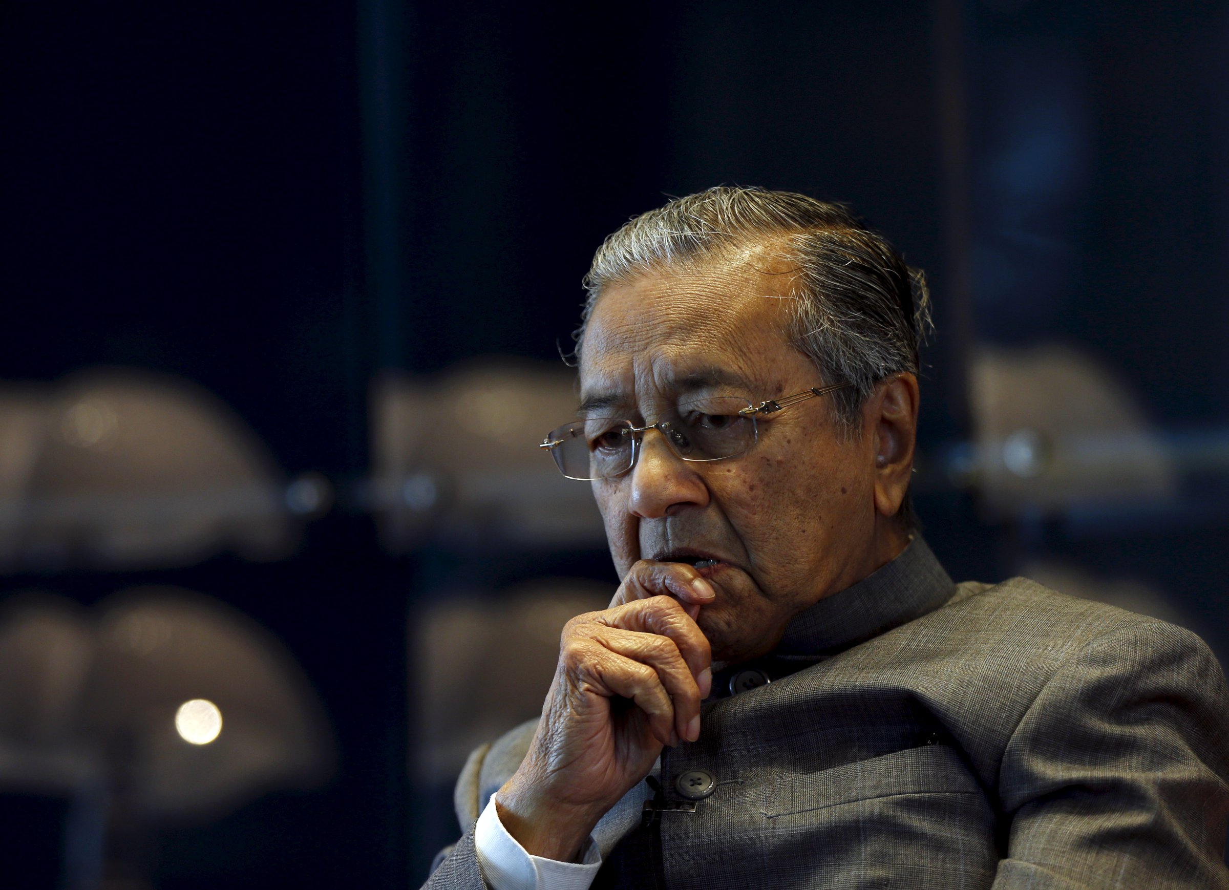 Malaysia's former prime minister Mahathir Mohamad during an interview with Reuters at his office in Petronas Towers, Kuala Lumpur, Malaysia