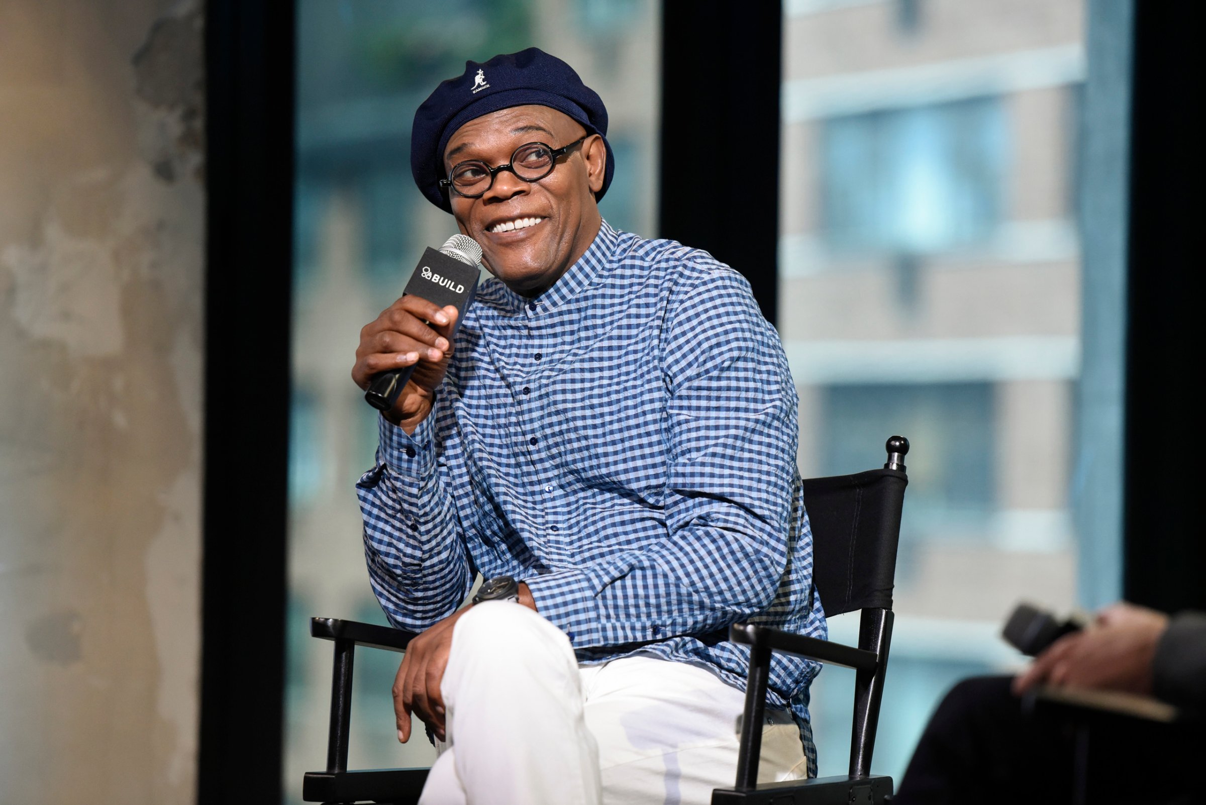 Samuel L. Jackson attends AOL Build Presents - Samuel L. Jackson from the new movie "The Legend Of Tarzan" at AOL Studios in New York City on June 29, 2016.
