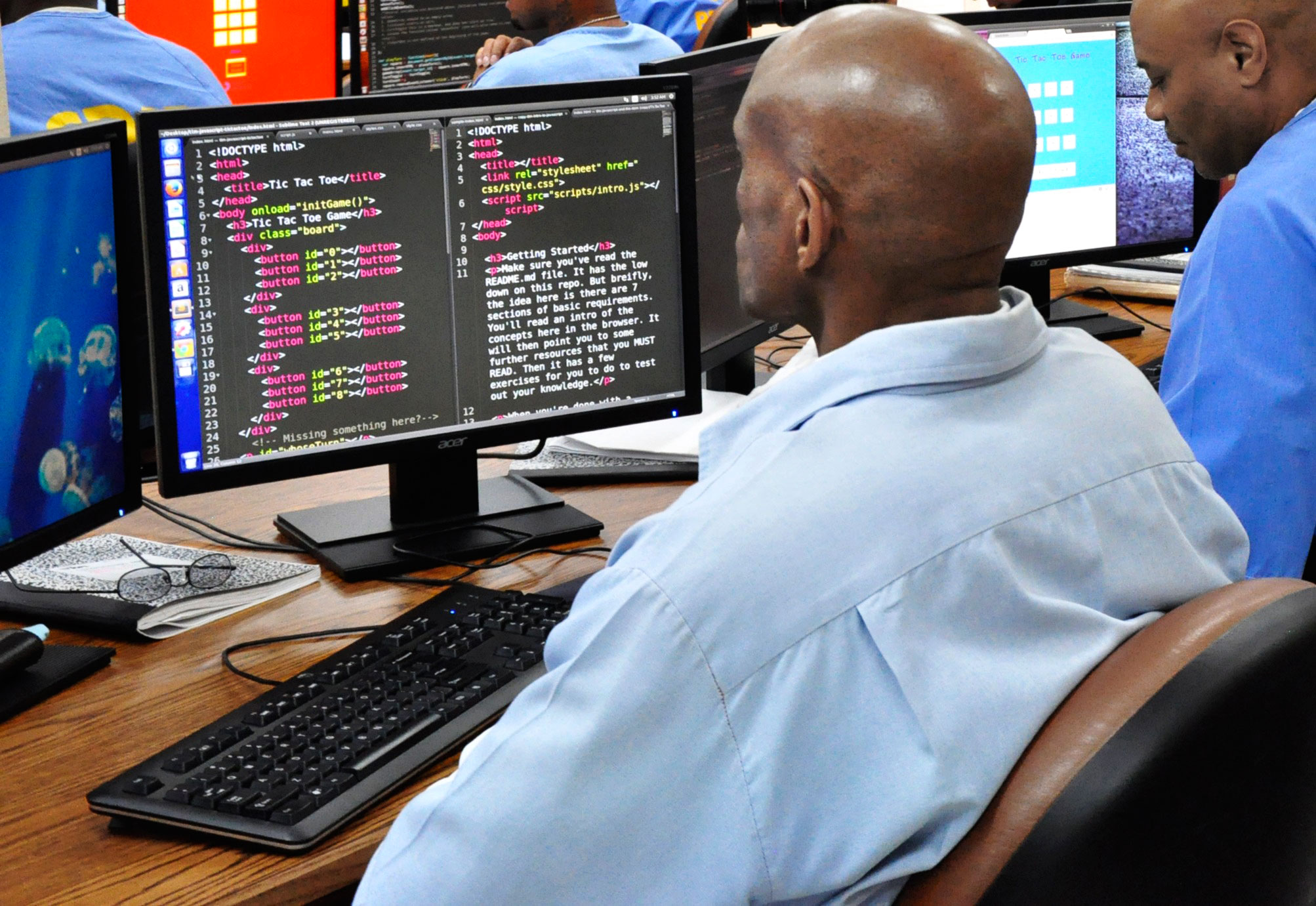 Inmates at San Quentin can learn to code (Andrew Landini/Courtesy of The Last Mile)
