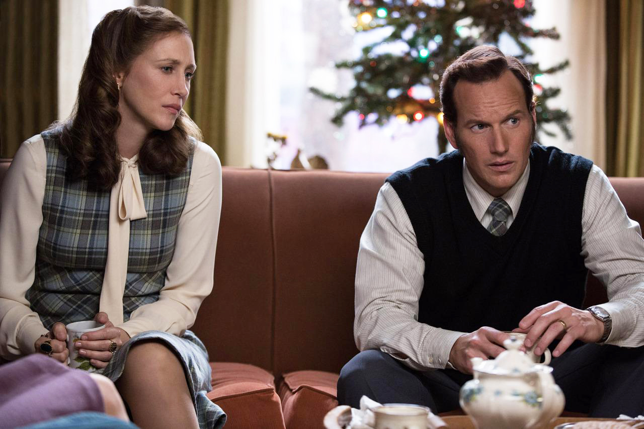 Vera Farmiga and Patrick Wilson in <i>The Conjuring 2</i>. (Warner Bros. Pictures)