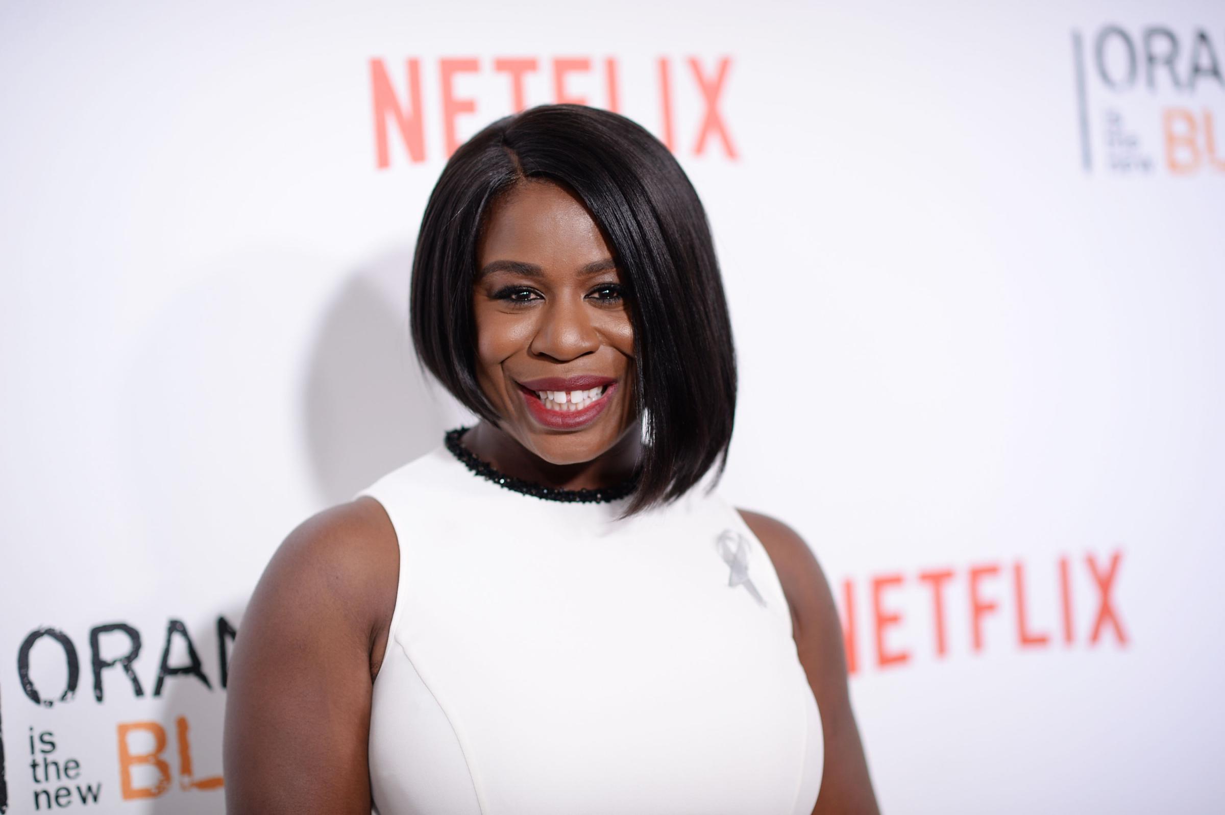 Uzo Aduba attends "Orange Is The New Black" premiere at SVA Theater on June 16, 2016 in New York City.