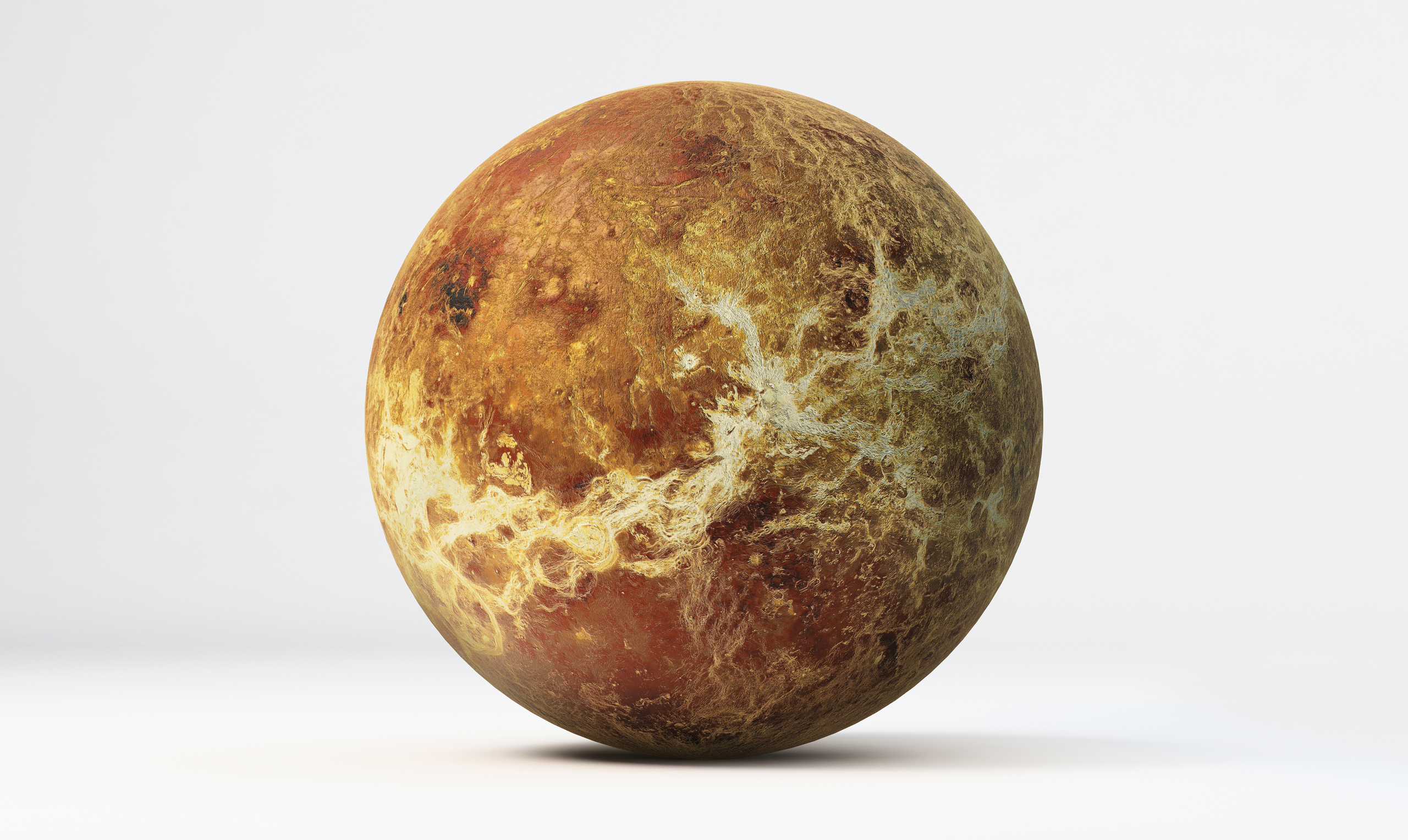 Illustration of planet Venus (Peter Bull Dorling Kindersley—Getty Images/Dorling Kindersley)