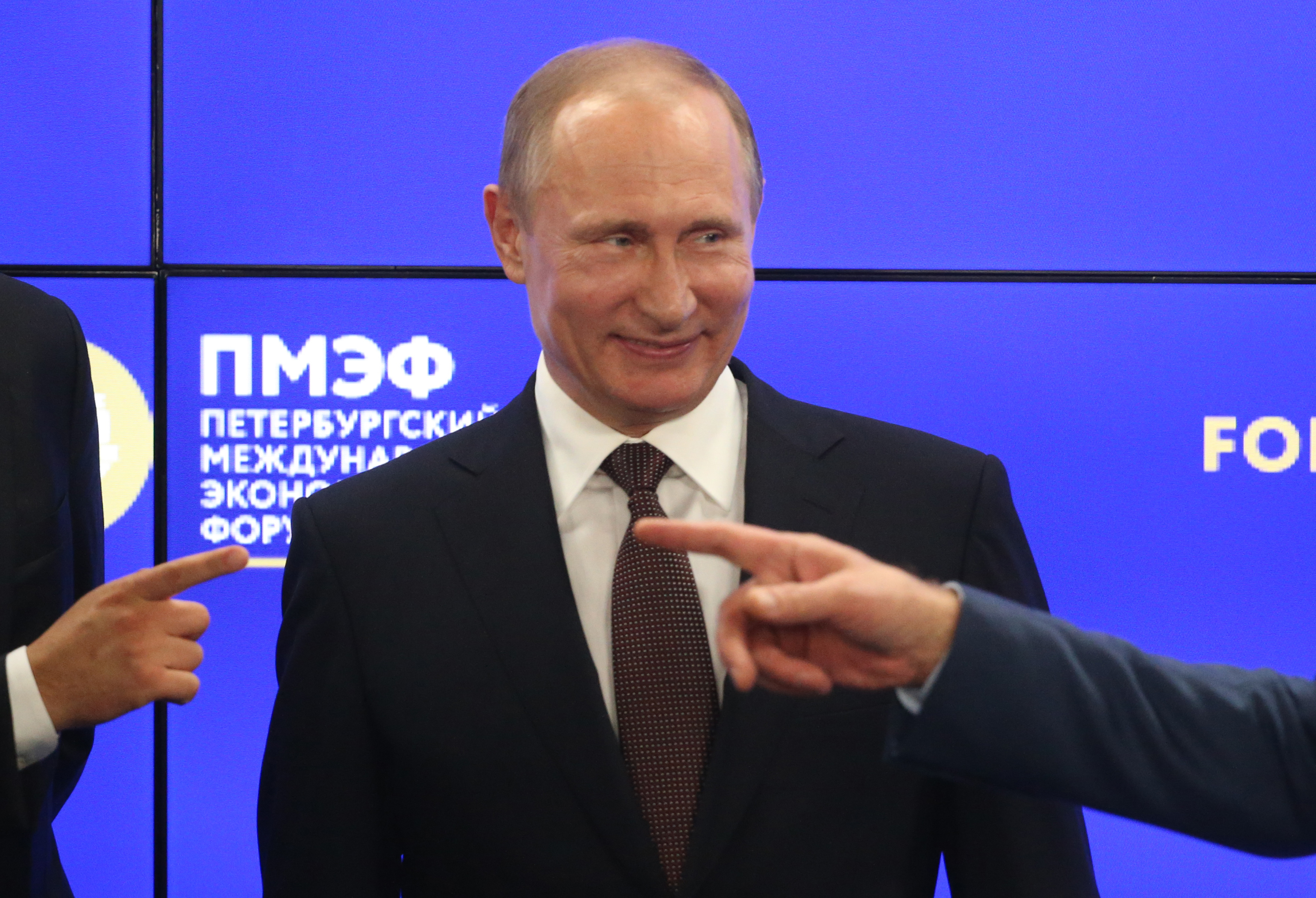 Russian President Vladimir Putin seen during the St. Petersburg International Economic Forum on June 17, 2016, in St. Petersburg (Mikhail Svetlov/Getty Images)