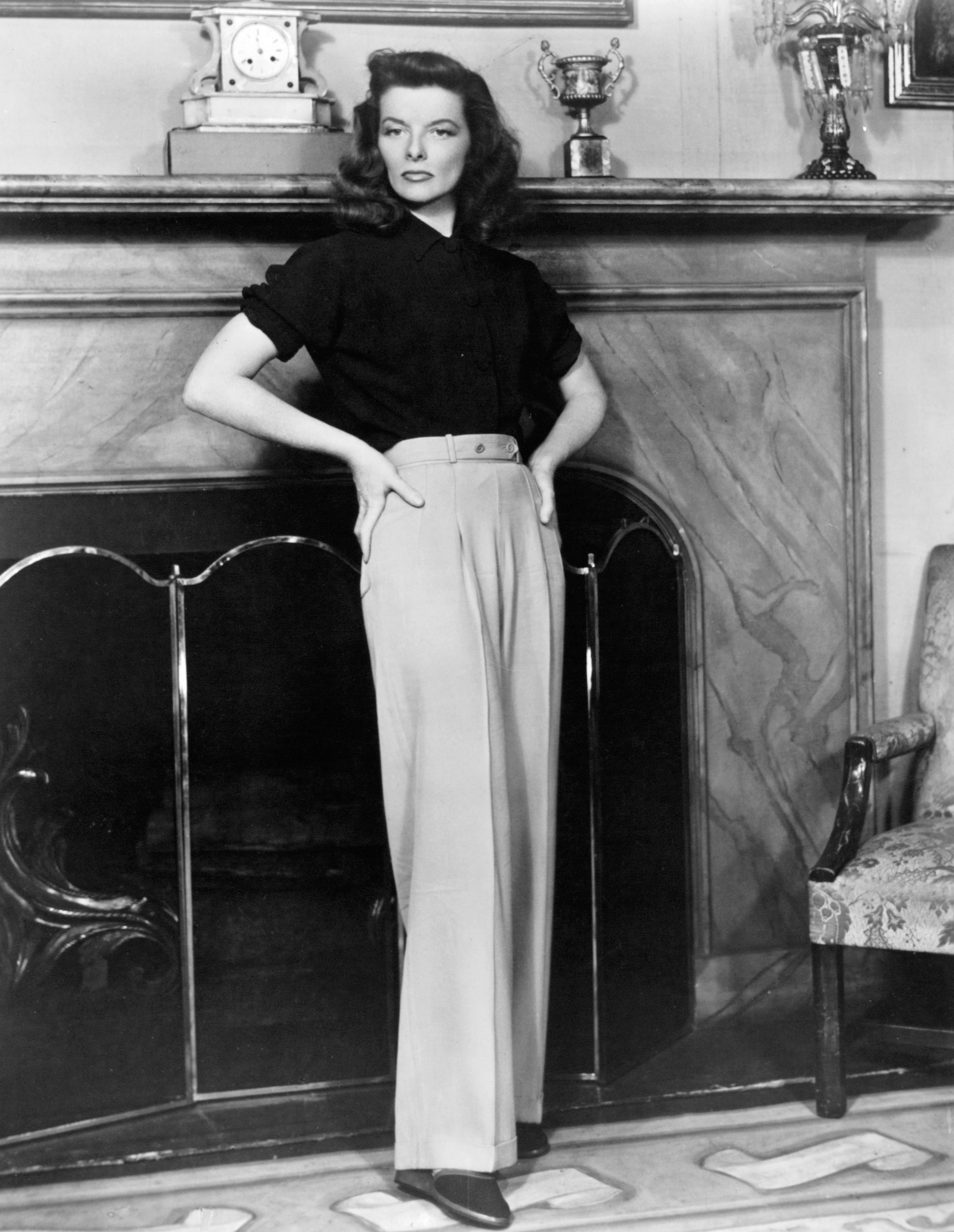 Katharine Hepburn in a scene from the film 'The Philadelphia Story', 1940.