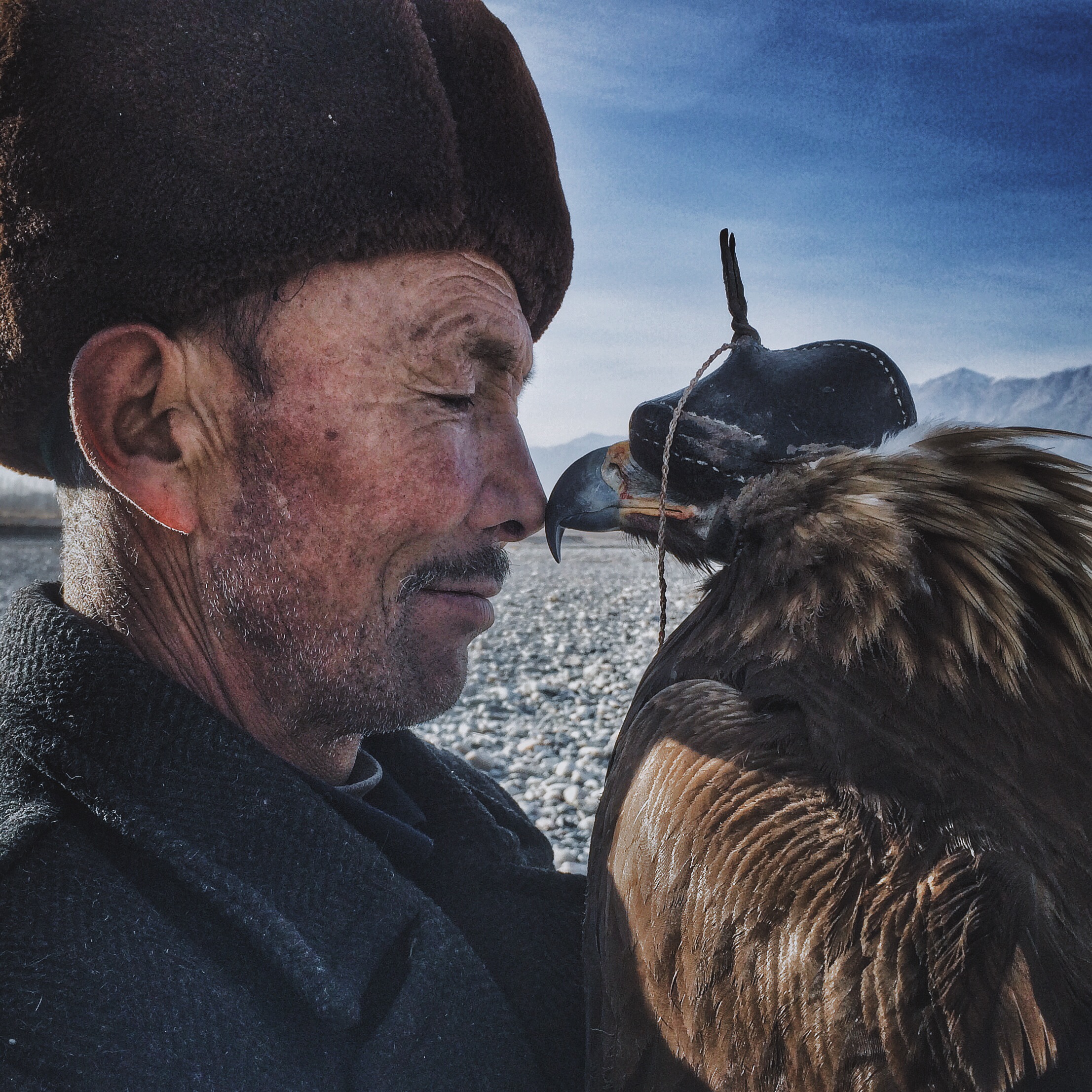 Photographers of the Year iPhone Photography Awards. Grand Prize Winner, Man and the Eagle.