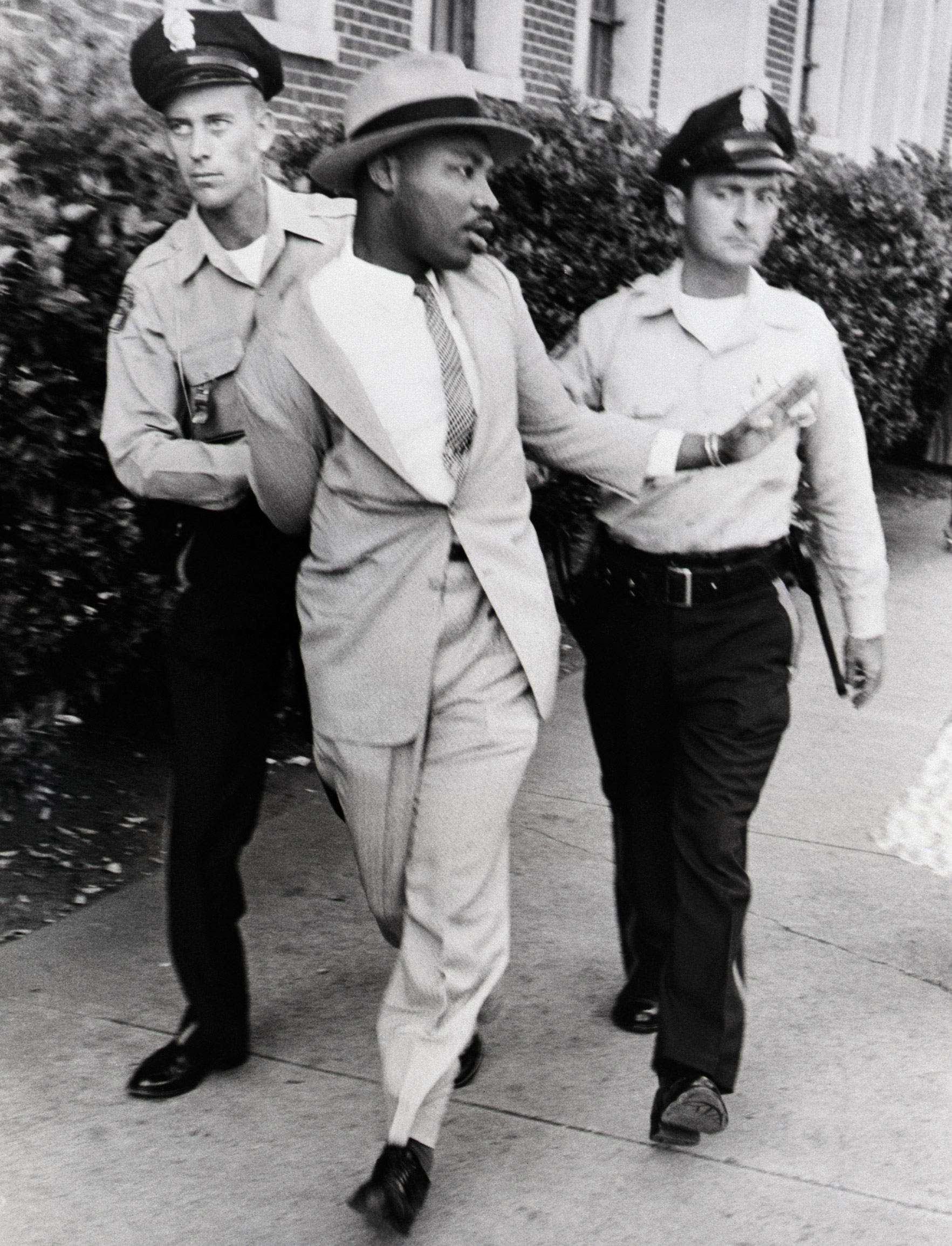 Police Arresting Martin Luther King in 1958.