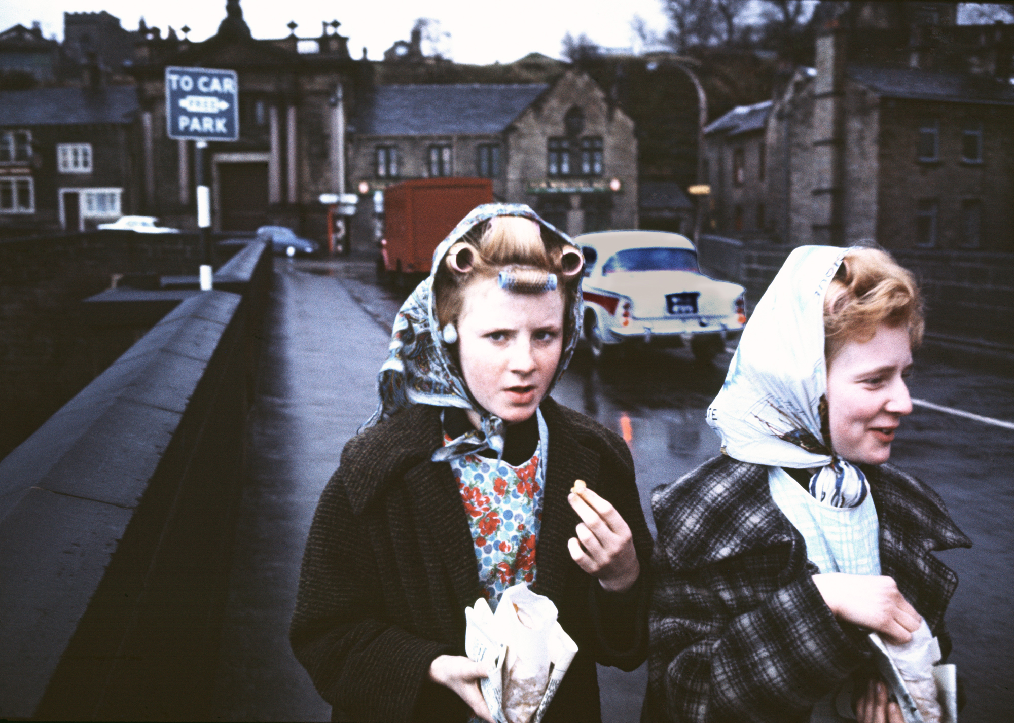 'Mill Girls, Elland, Yorkshire,' 1965