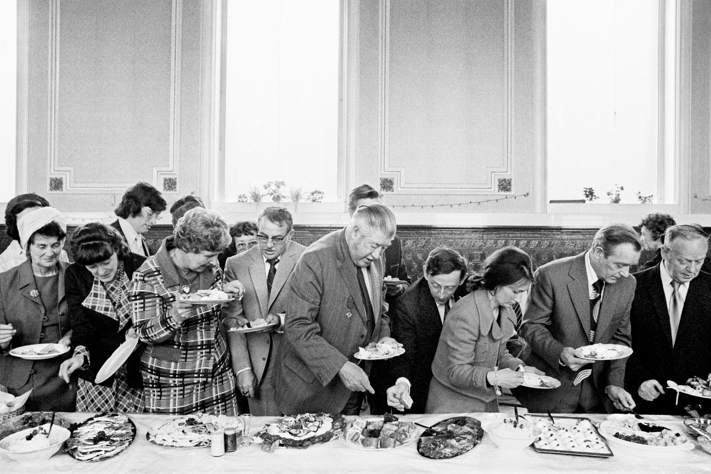 Mayor of Todmorden's inaugural banquet, Calderdale, 1977
