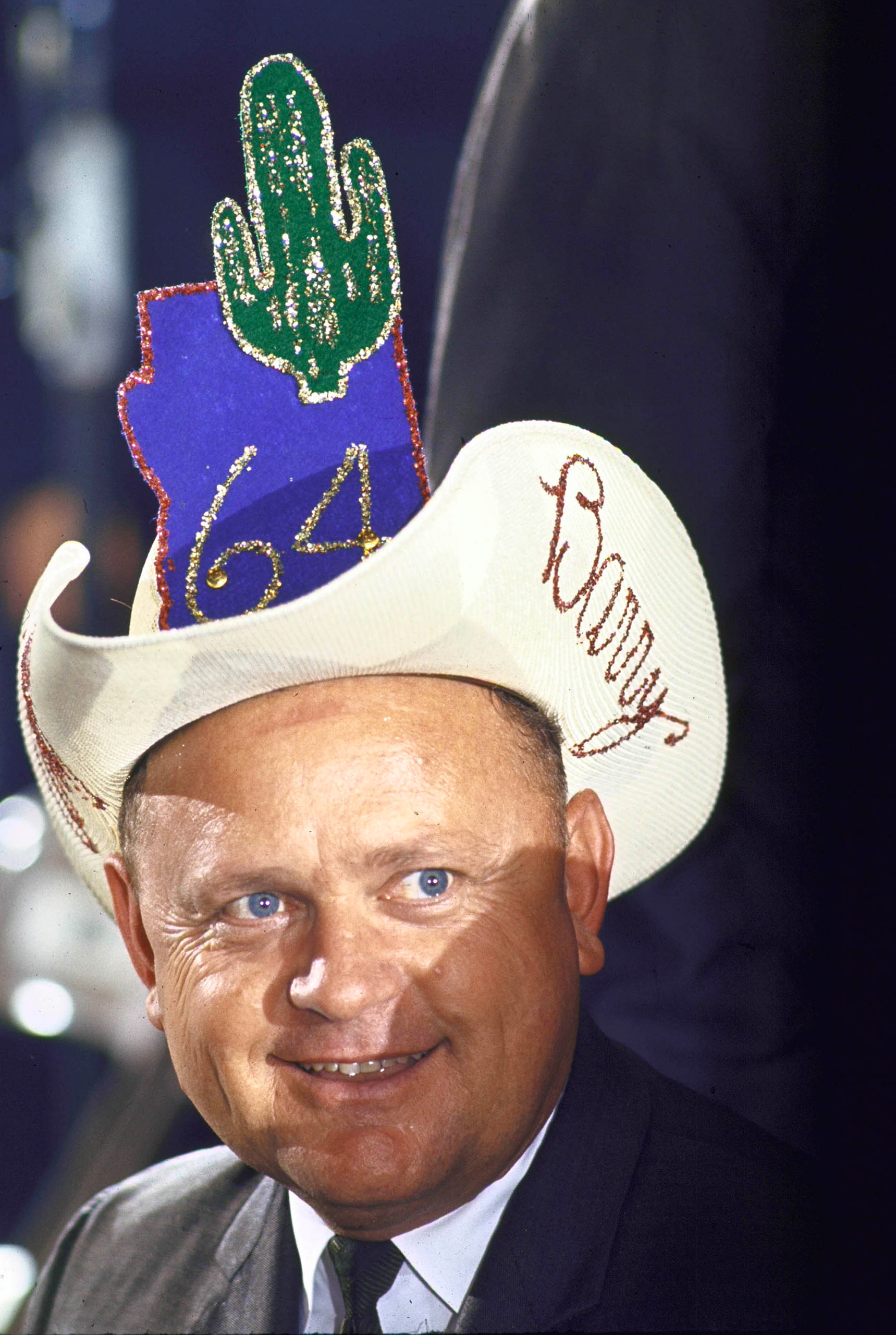 Colorful hat supporting Barry Goldwater at the Republican National Convention, 1964.