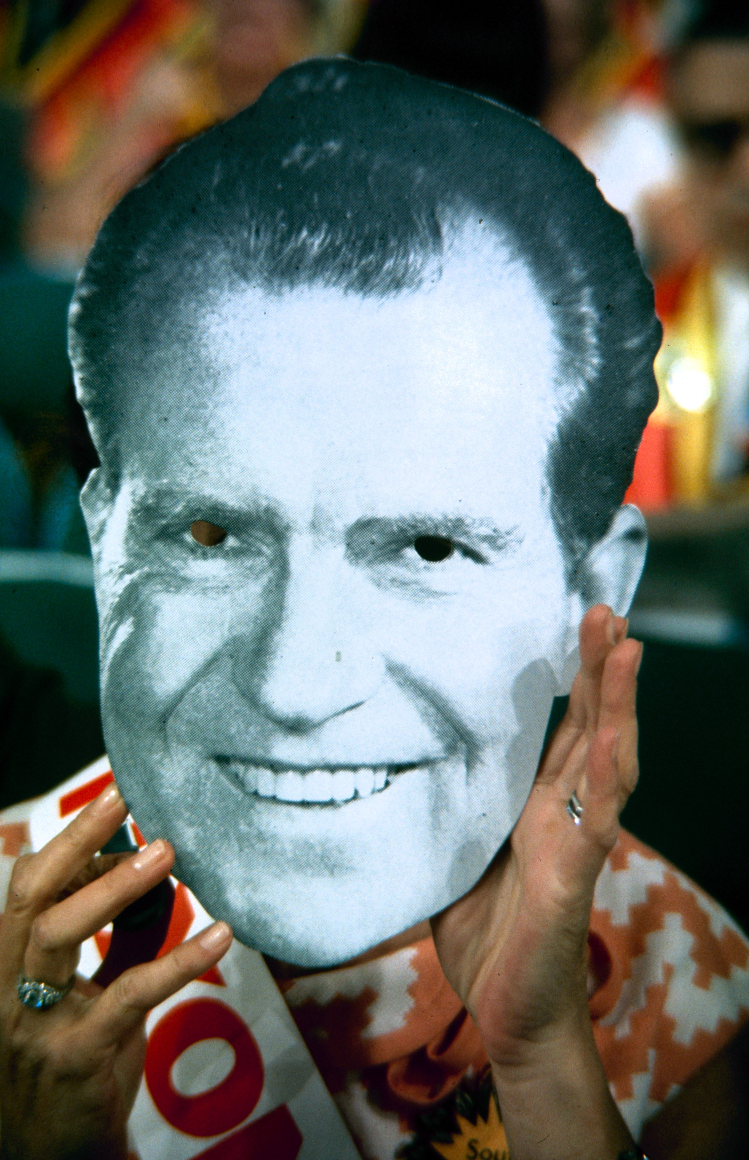 Richard Nixon supporter at the Republican National Convention, 1968.